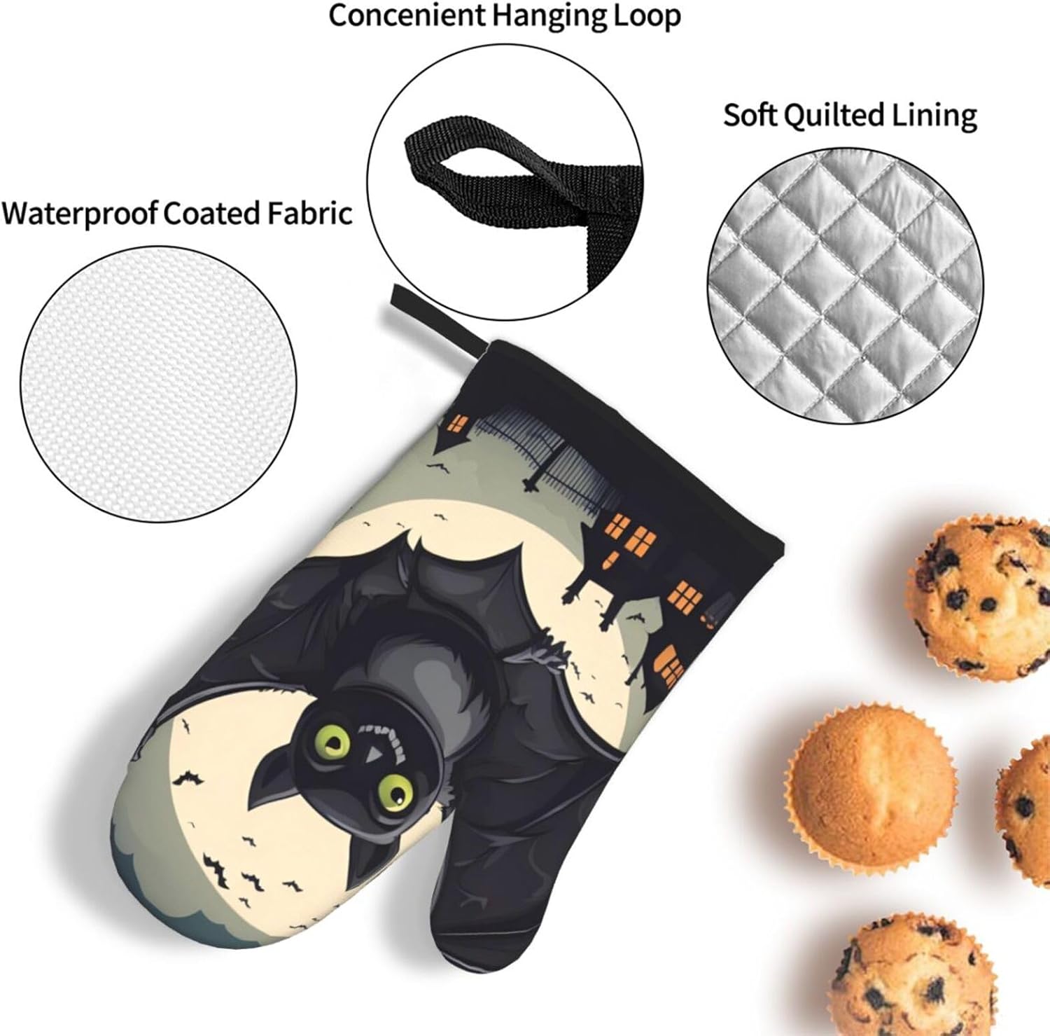 Halloween Oven Mitts Set