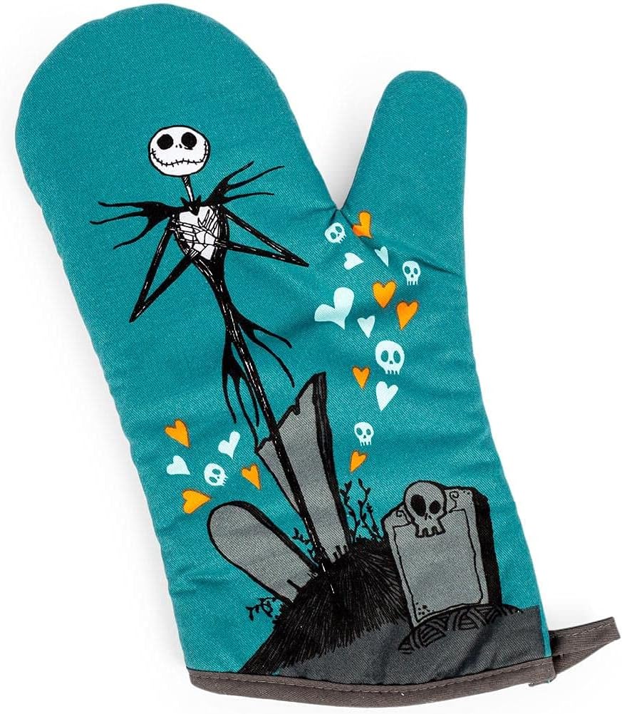 Ukonic Nightmare Before Christmas Jack and Sally Oven Mitt