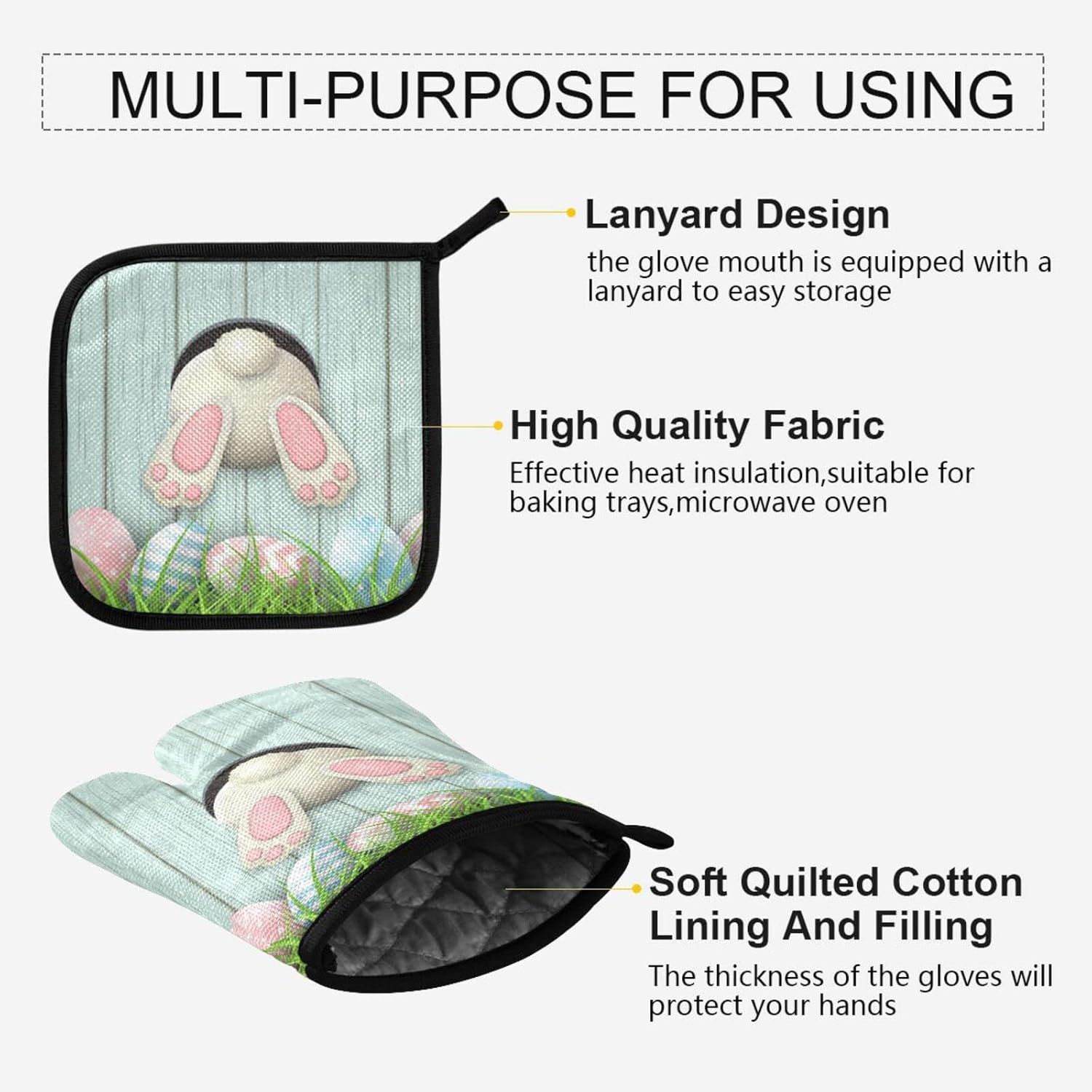 Cute Bunny Heat-Resistant Pots Kitchen Gadgets for Success