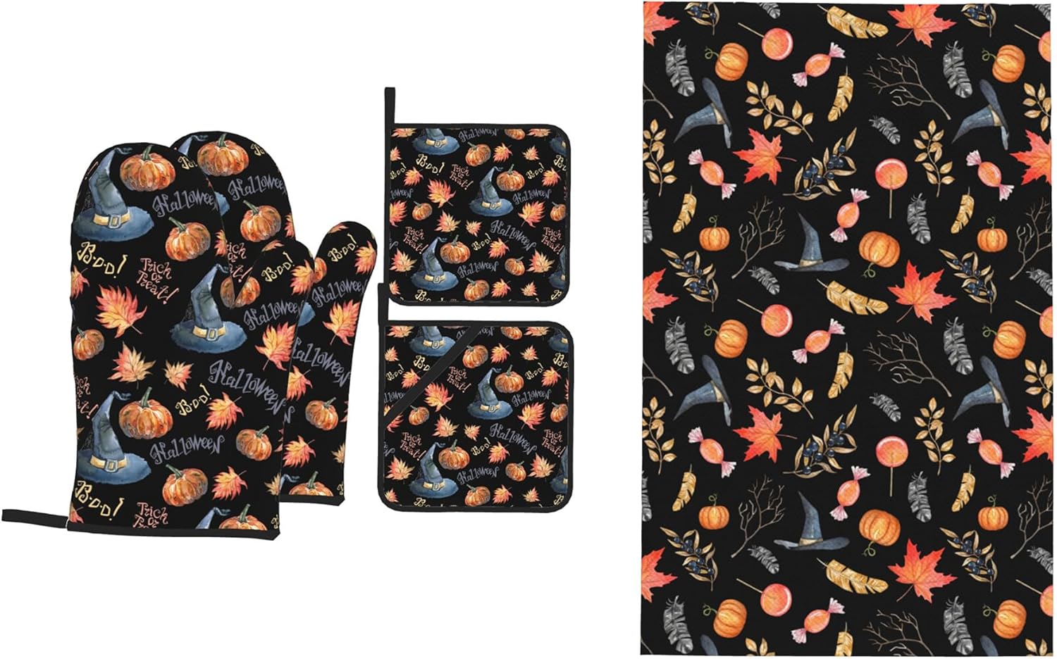 Halloween Tricky or Treating 5-Piece Offensive Mitt Set