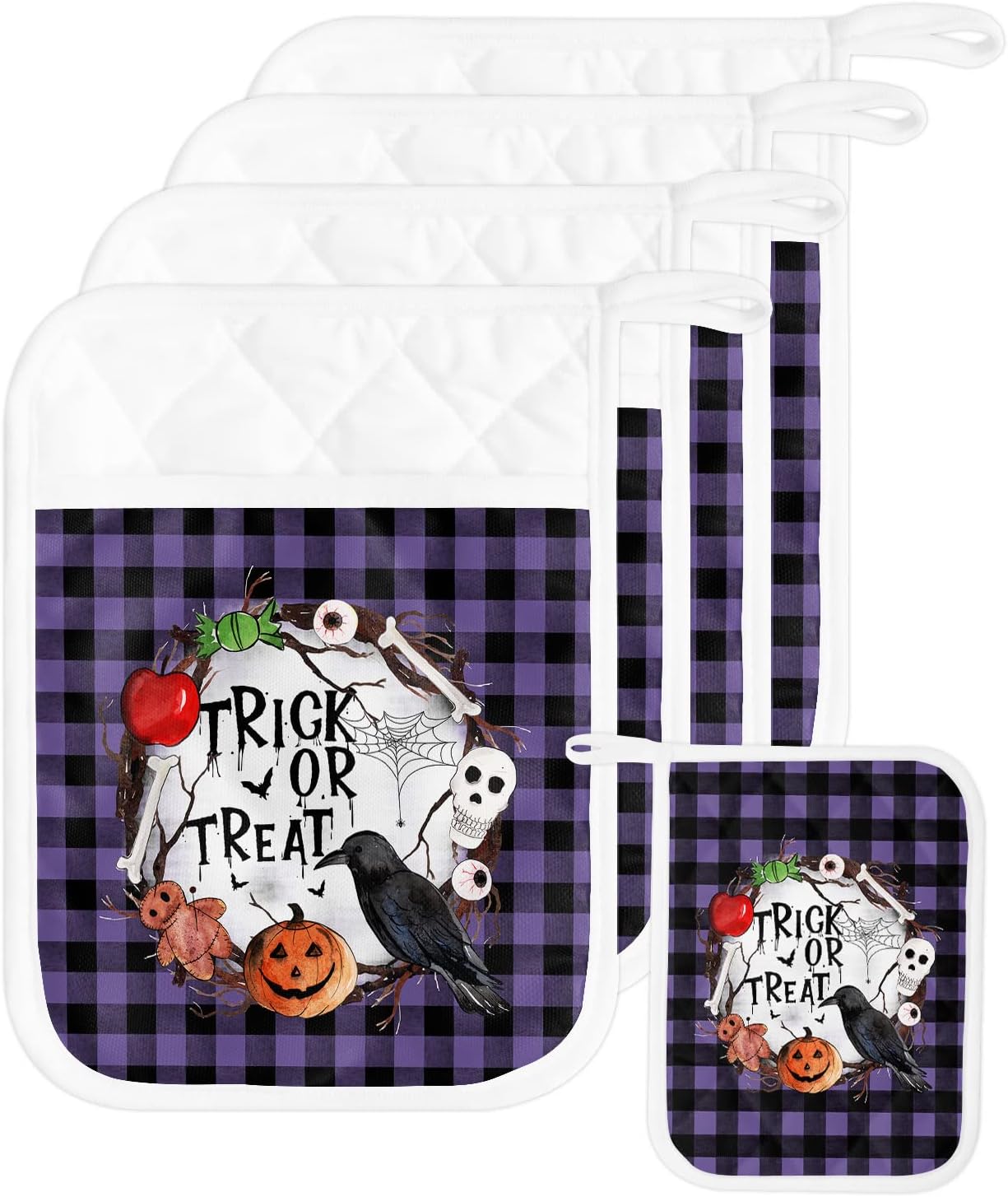 Trick or Treat Kitchen Potholders
