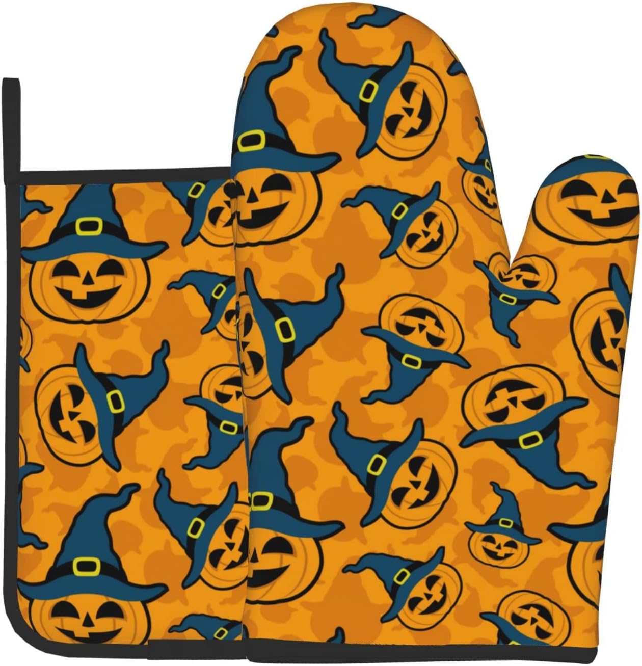 Halloween Heat-Resistant pumpkin Pot Holders Oven Mitts