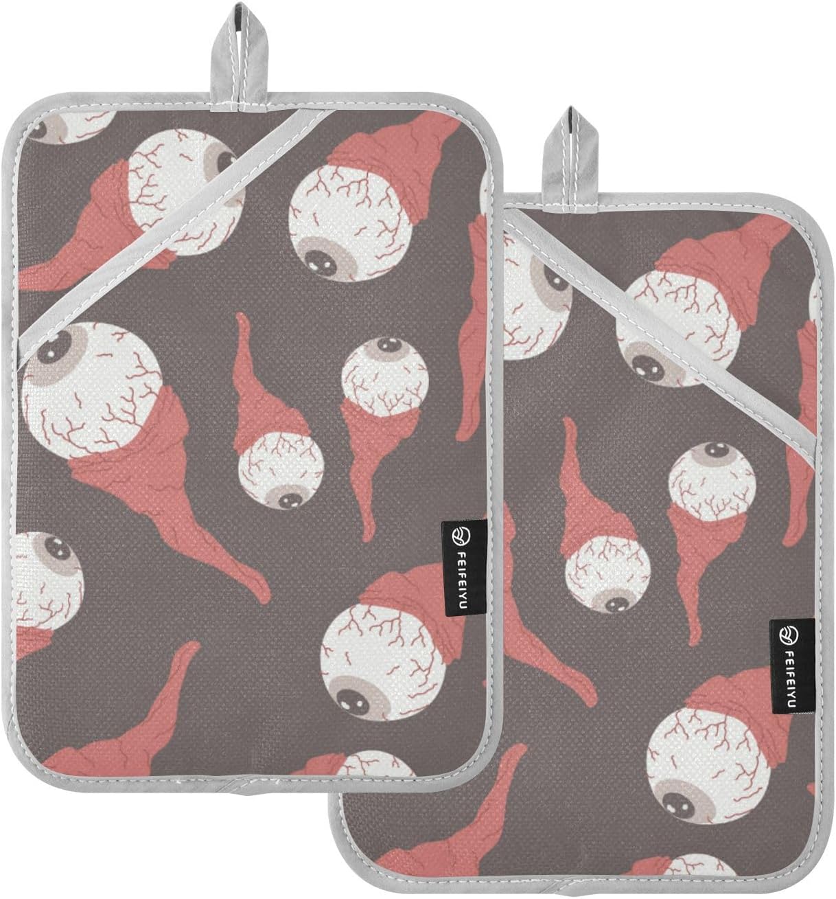 Halloween 2-Piece Pot Holder Set with Pockets