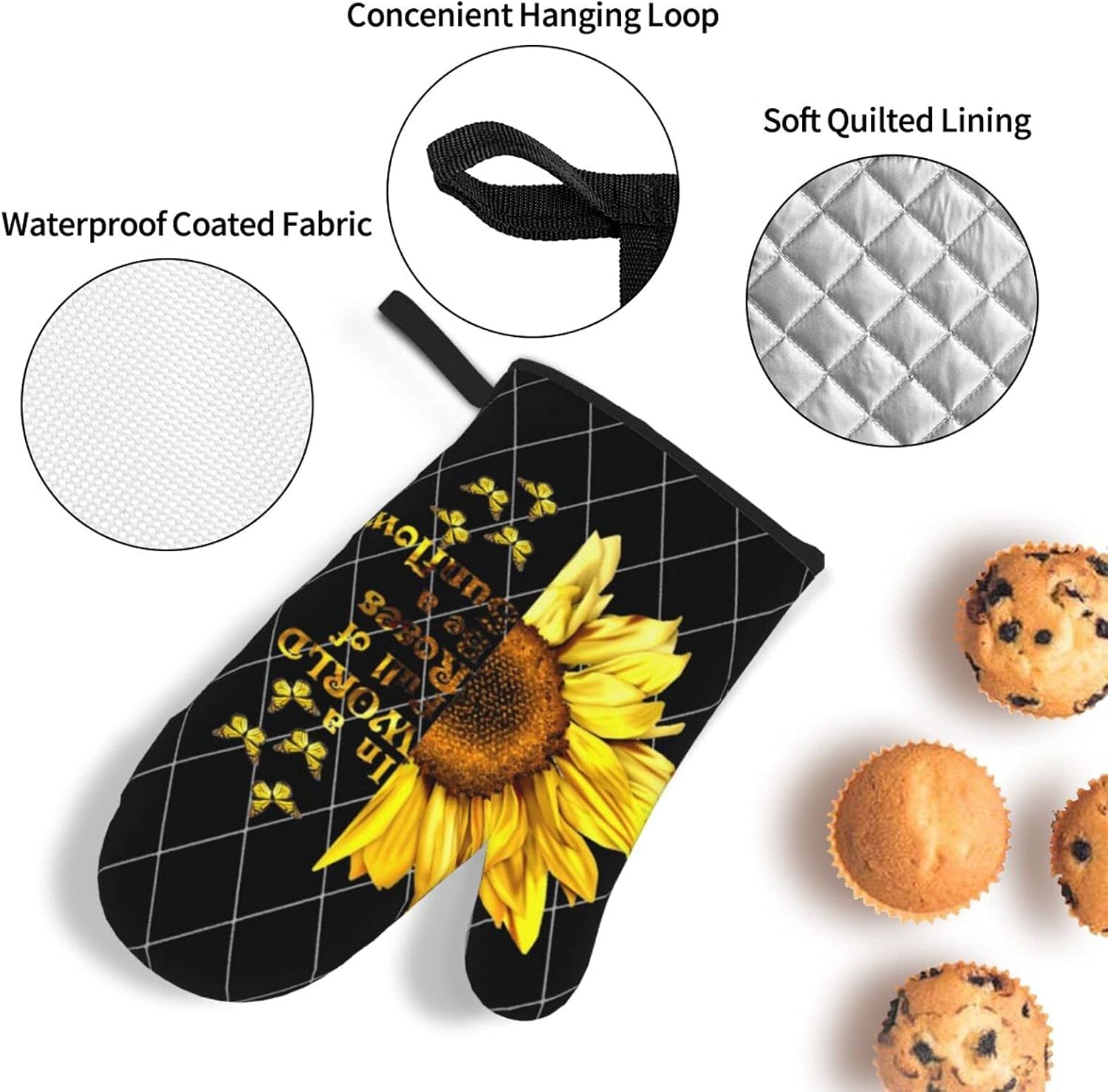 Happy Camper Oven Mitts Set