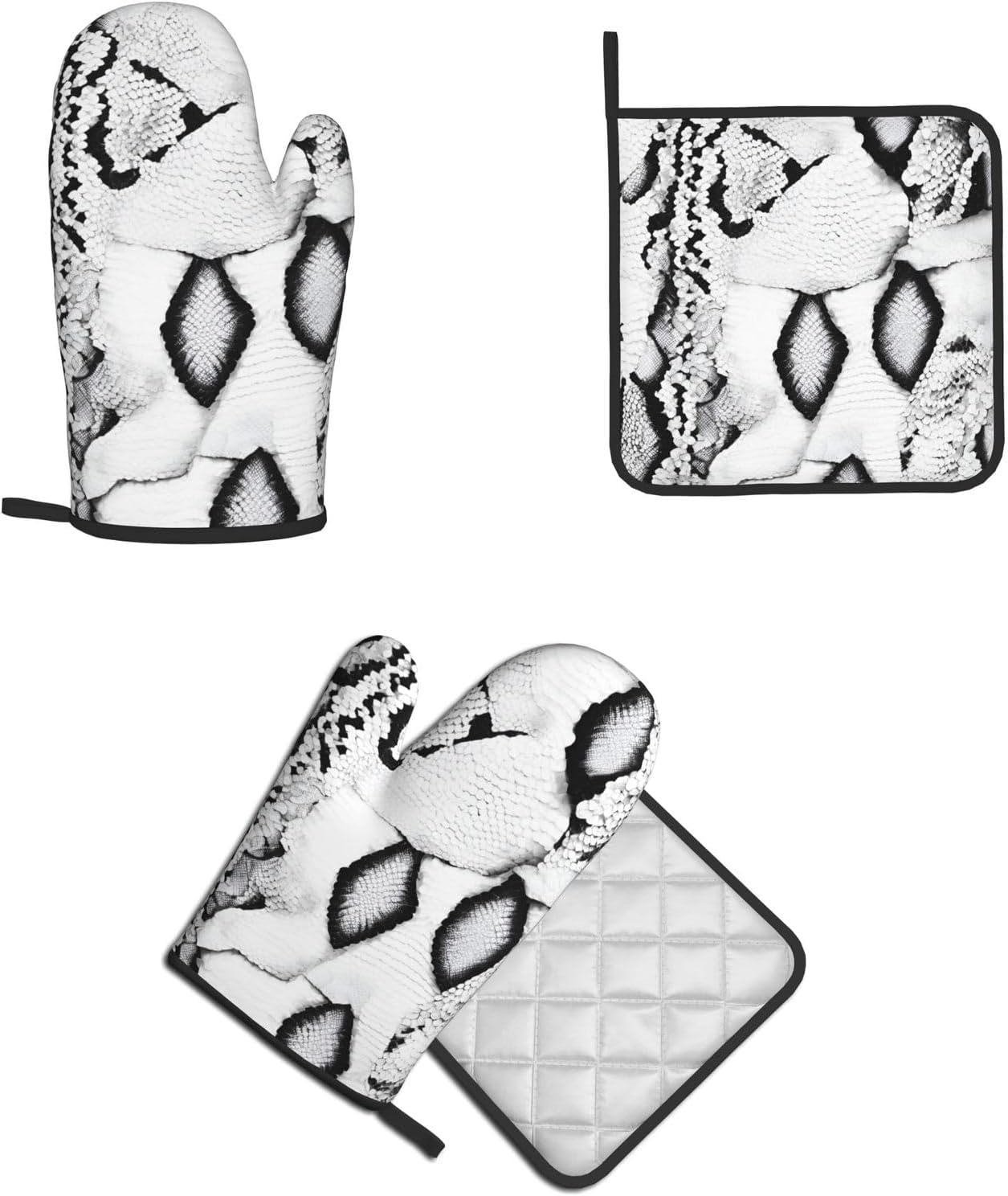Quopvn - Non-Slip Oven Mitts
