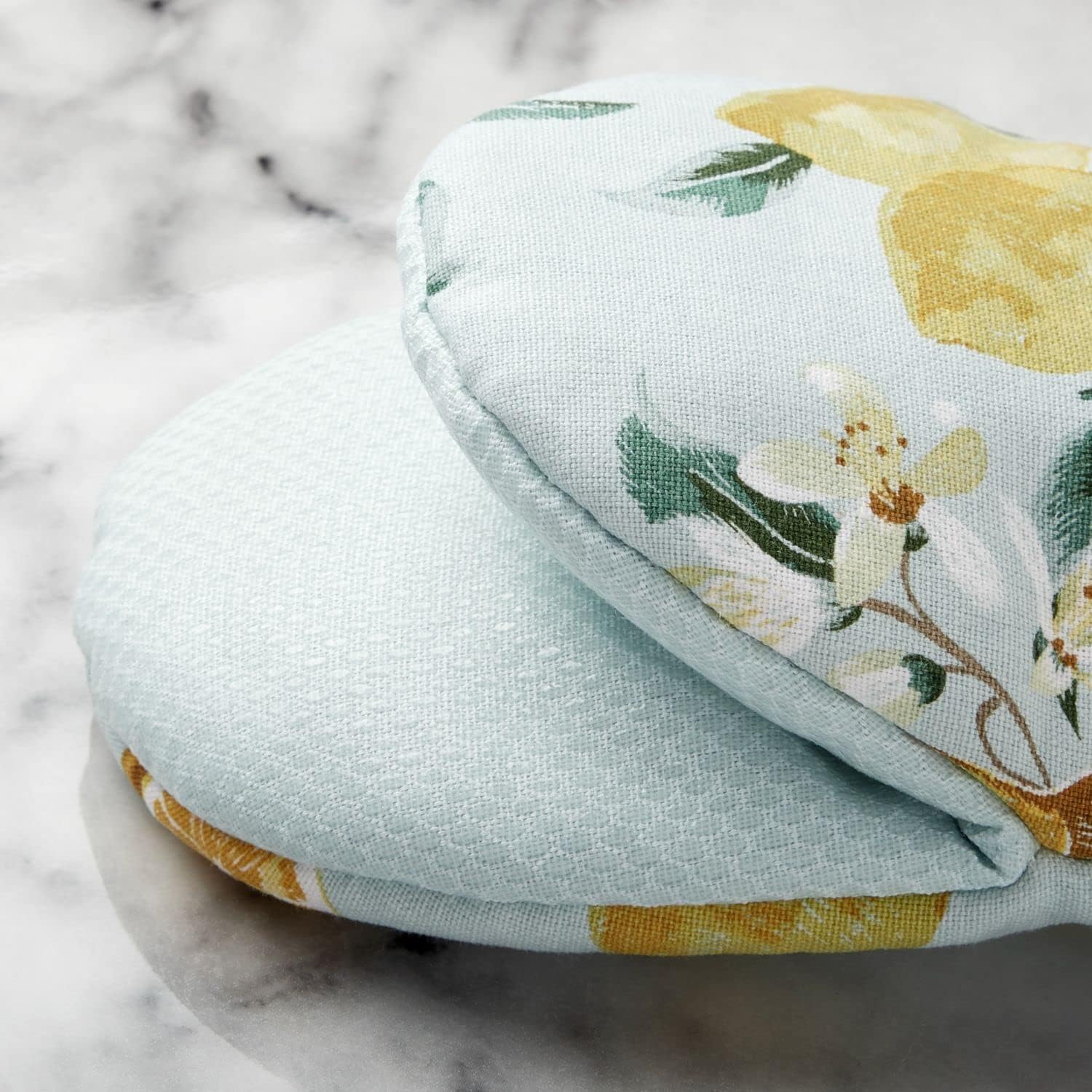 Martha Stewart Lemon Whimsy Mini Oven Mitts 2-Pack