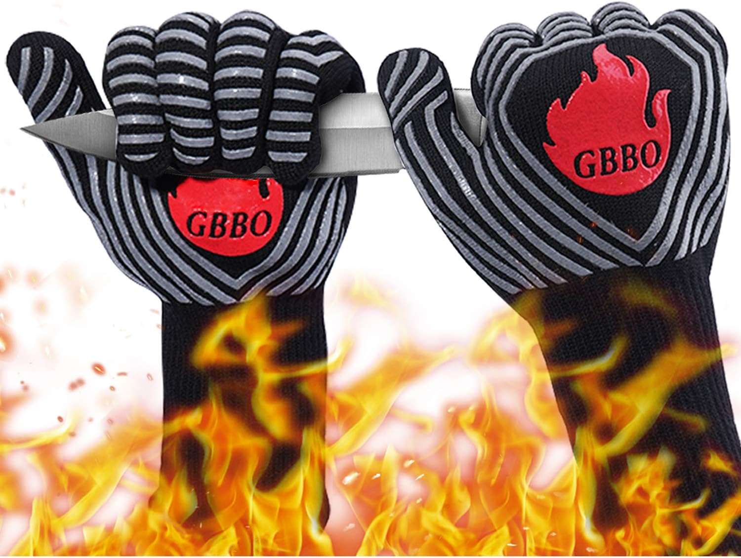 GBBO 1472F Heat Resistant Oven Gloves