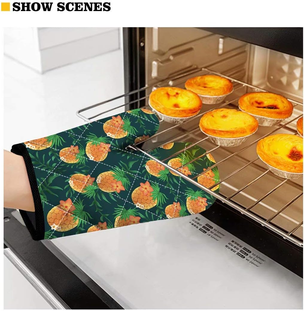 SEANATIVE Halloween Oven Mitts and Potholder Set