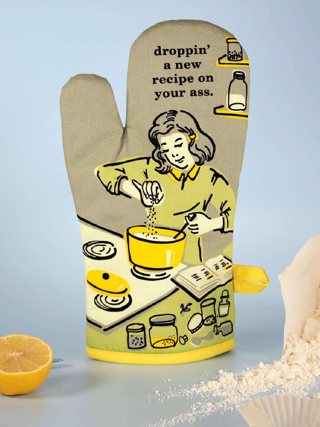 Blue Q Delish Design Oven Mitt