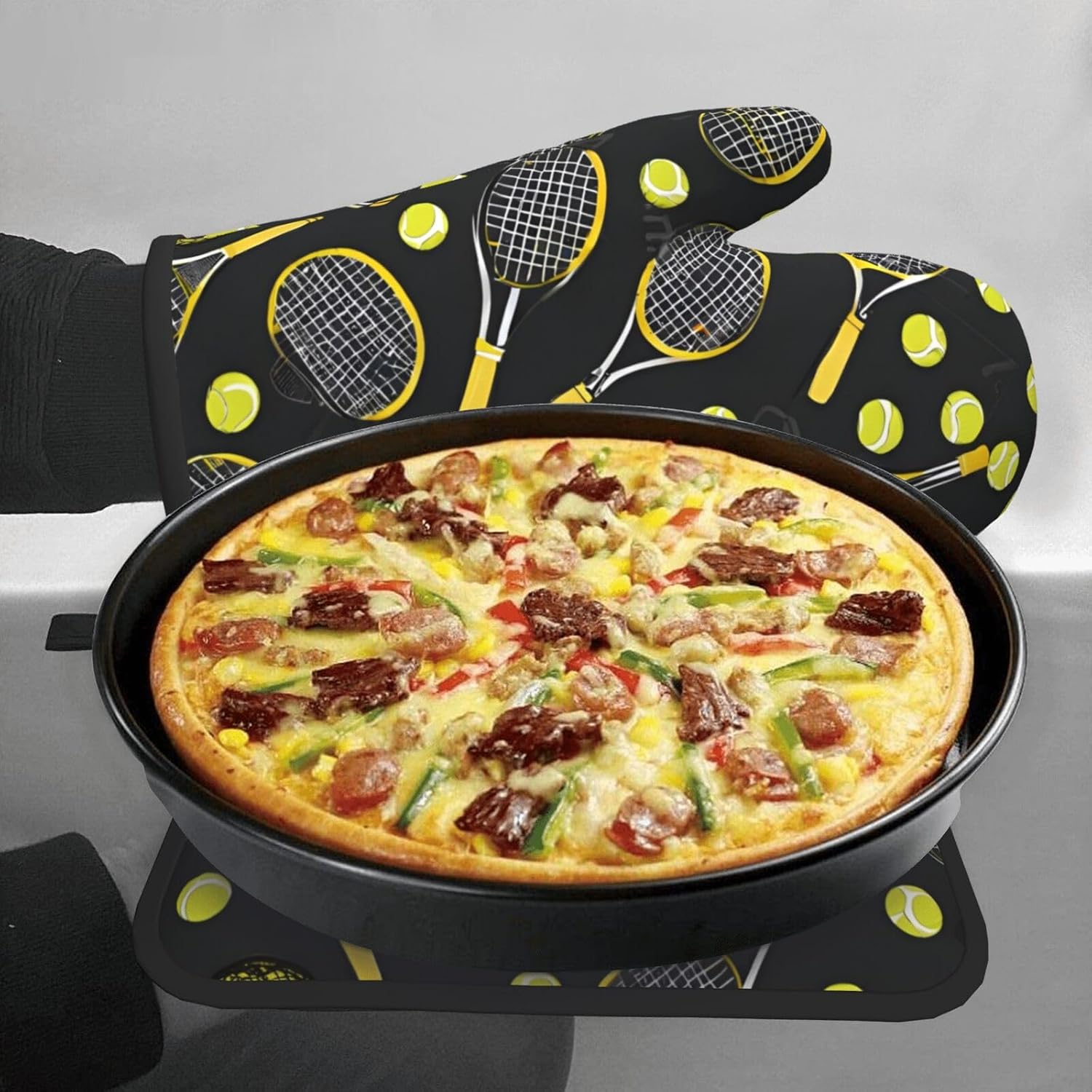 Oven Mitts Pot Holders Set