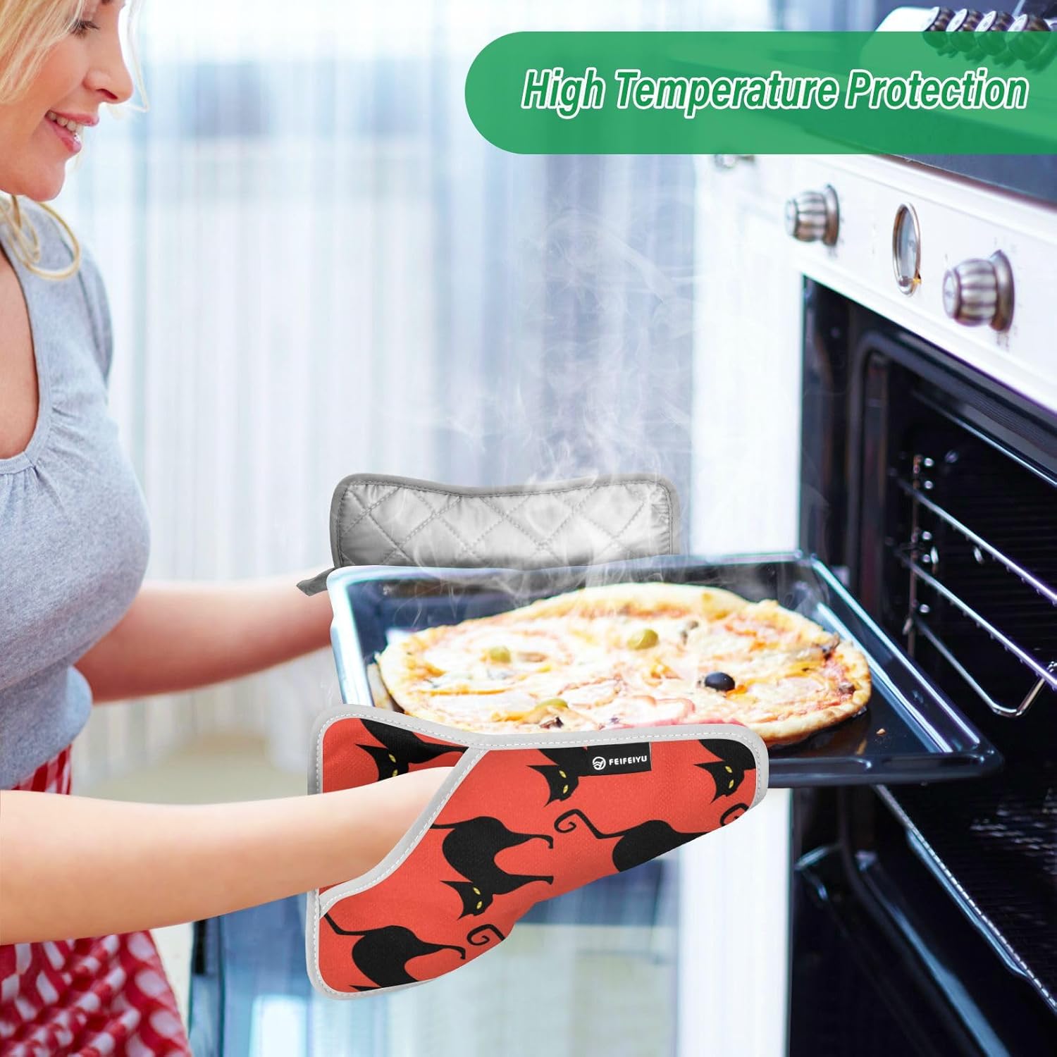 Perfect Halloween Potholders for Baking Cooking