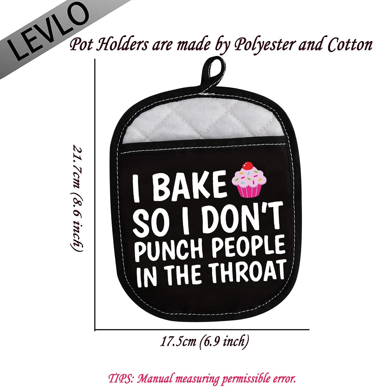 Levlo Funny Oven Mitt