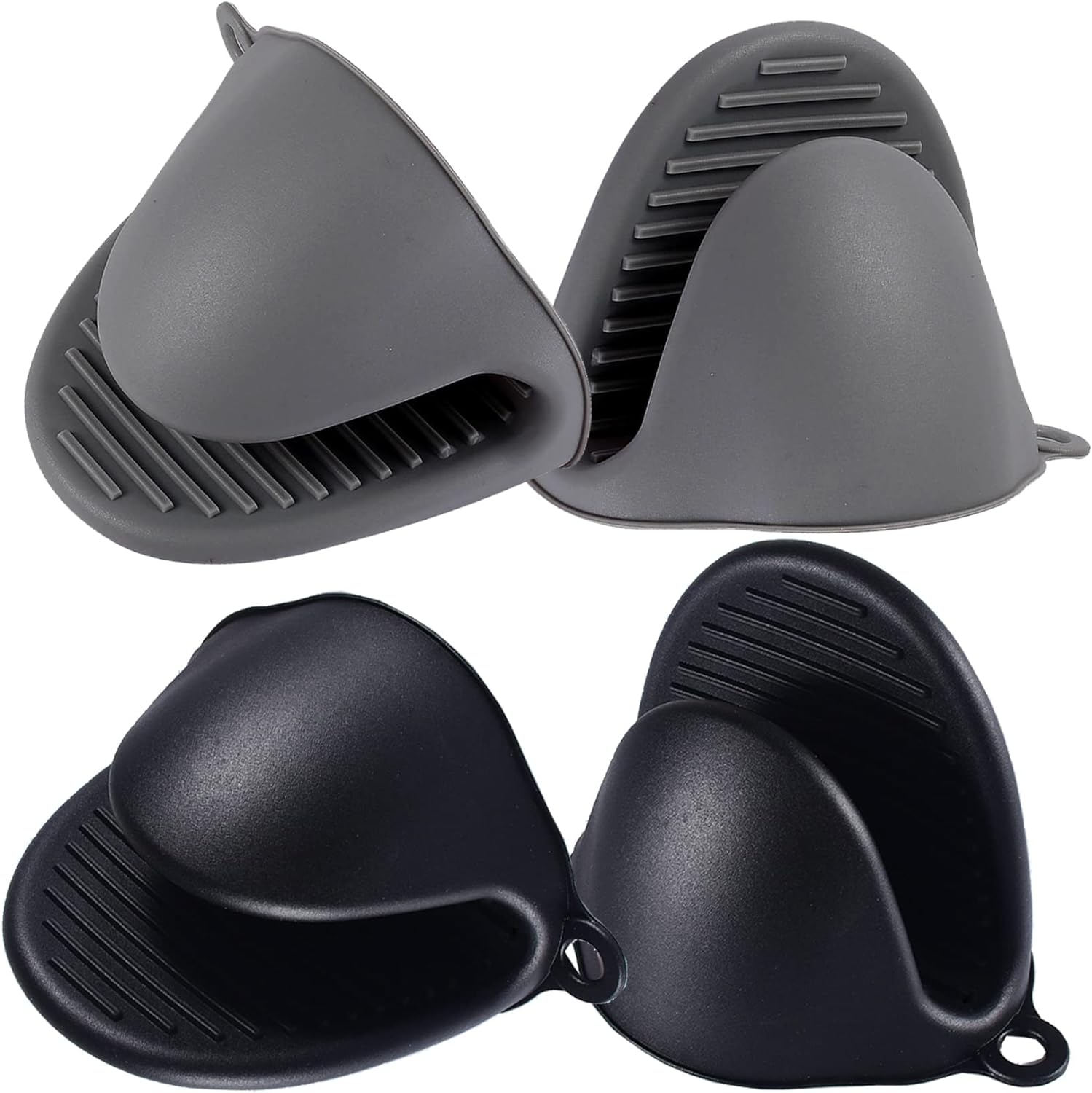 Acronde 2 Pairs Heat Resistant Silicone Oven Mitts