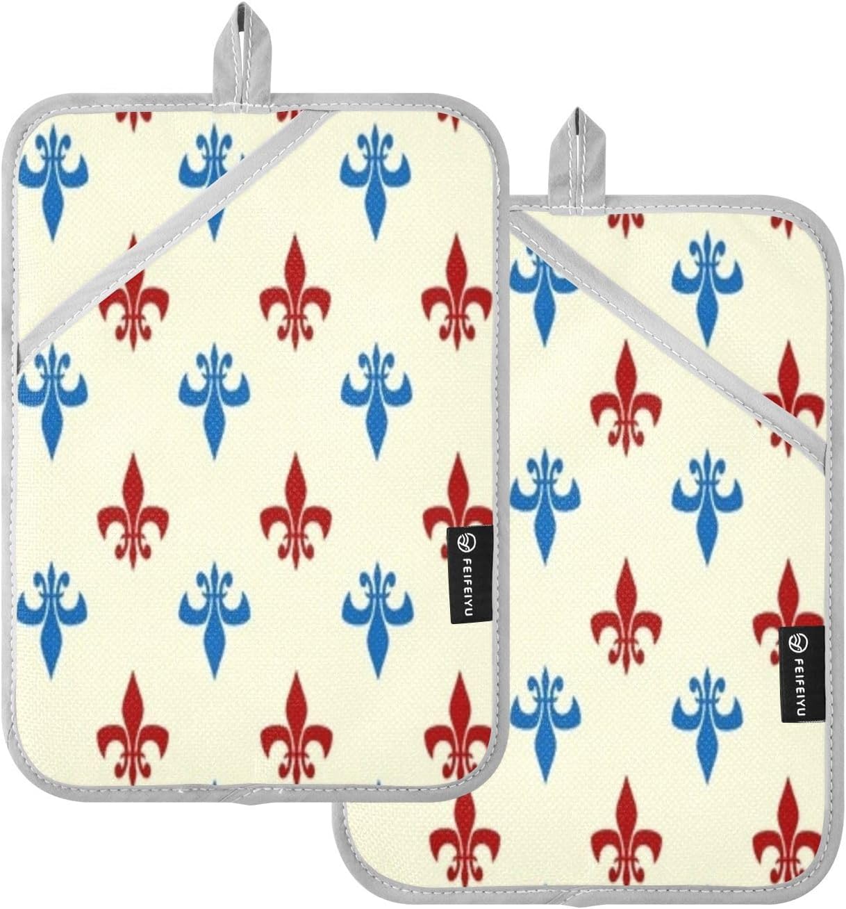 KClDeci Heat-Resistant Potholders Set of 2 for Kitchen Use
