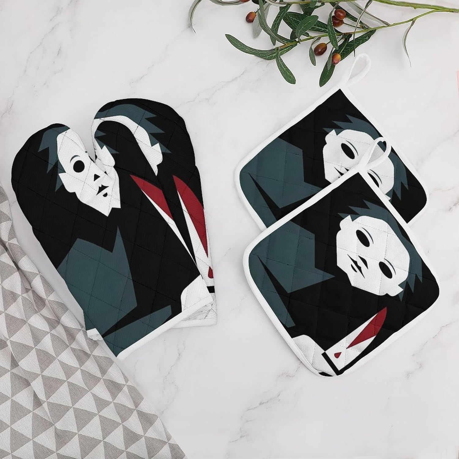 Michael Myers Halloween Oven Mitts