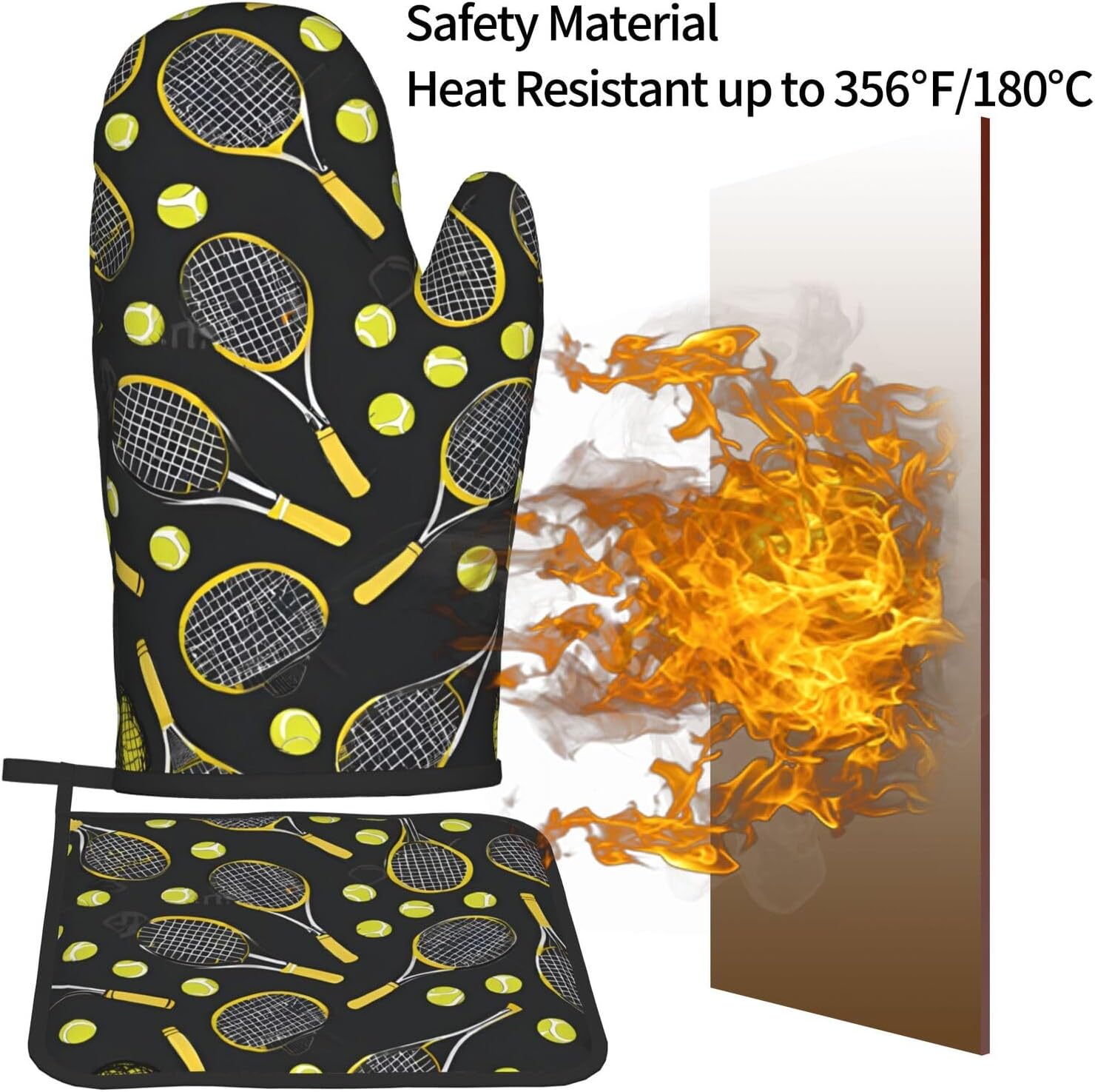 Oven Mitts Pot Holders Set