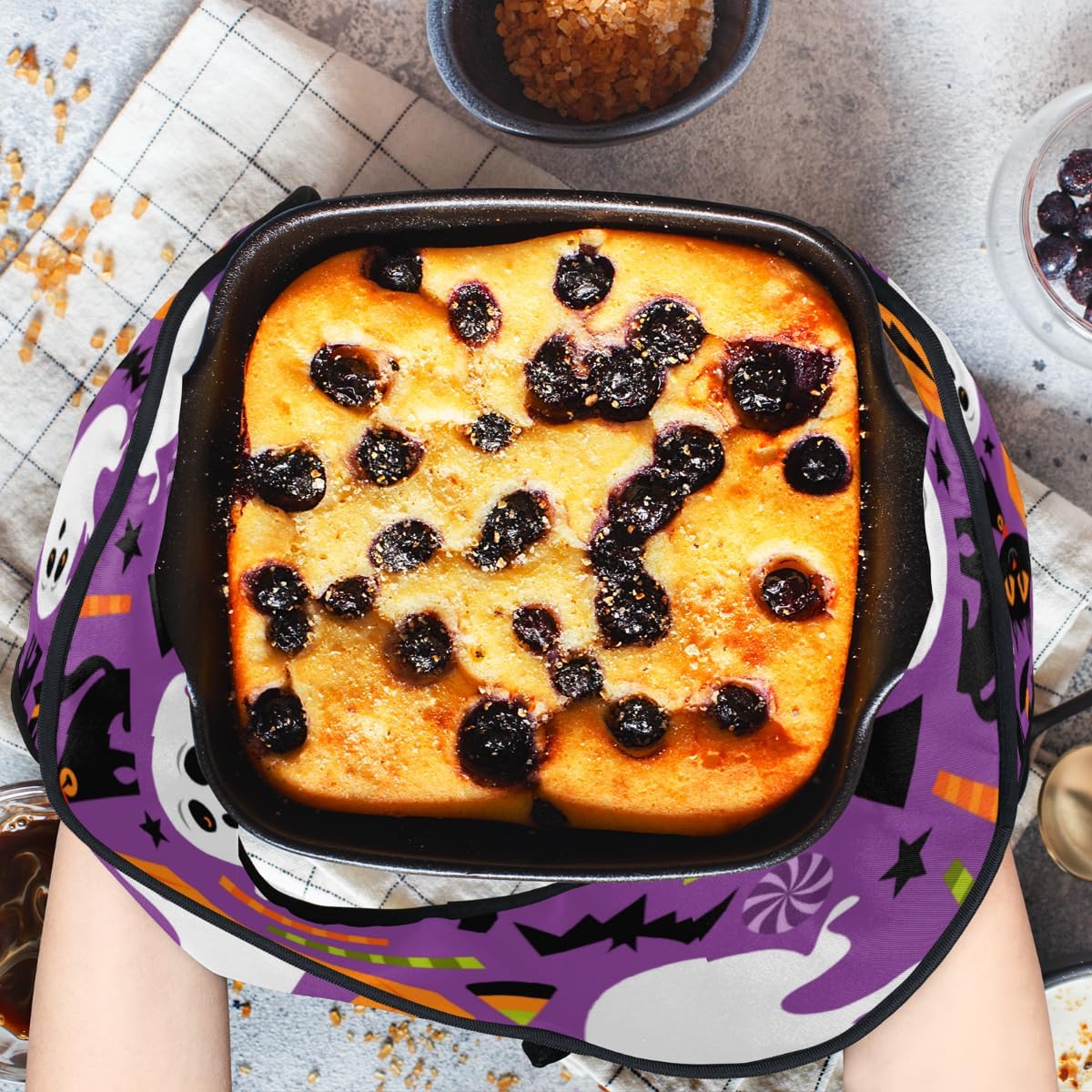 Funny Halloween Oven Gloves for Baking BBQ