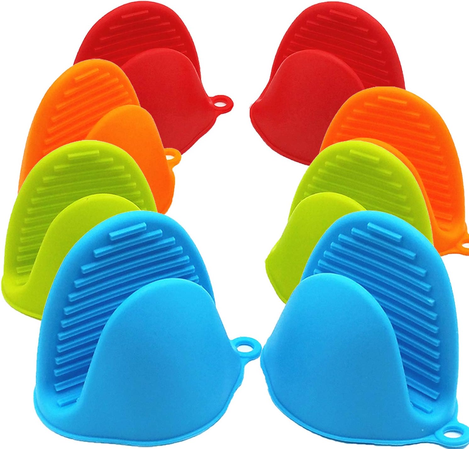 NEPAK 4 Pairs Silicone Oven Mitts