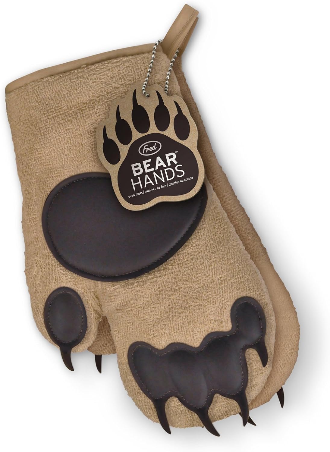 Genuine Fred Bear Hands Oven Mitts - Fun Functional