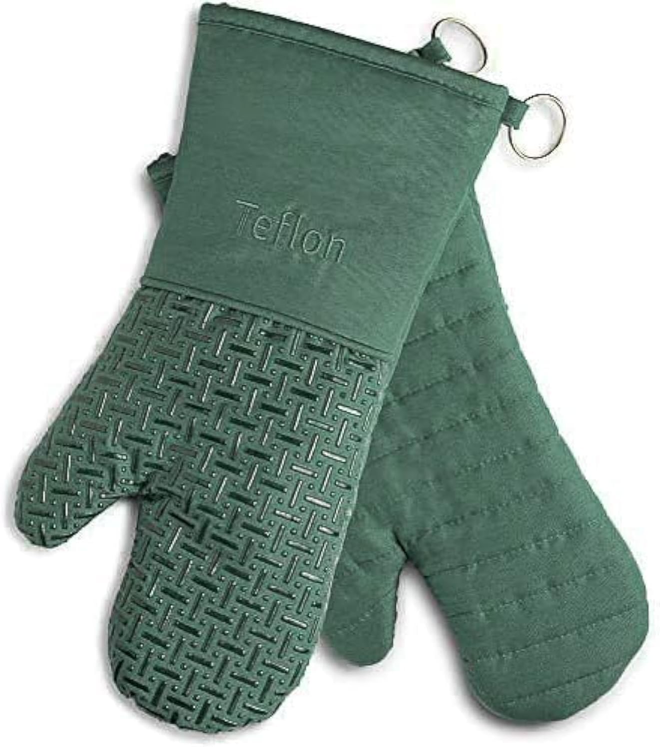 XLNT Extra Long Oven Mitts with Teflon EcoElite Finish