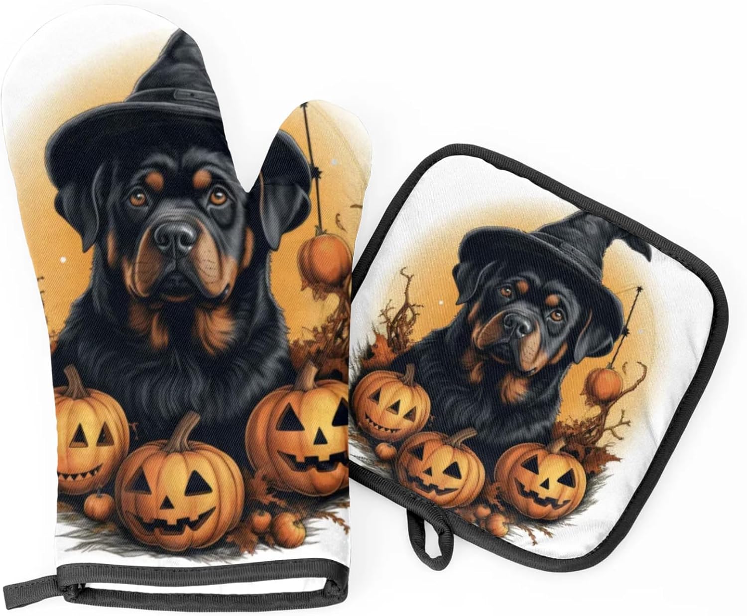Trick or Treat Halloween Oven Mitt Set