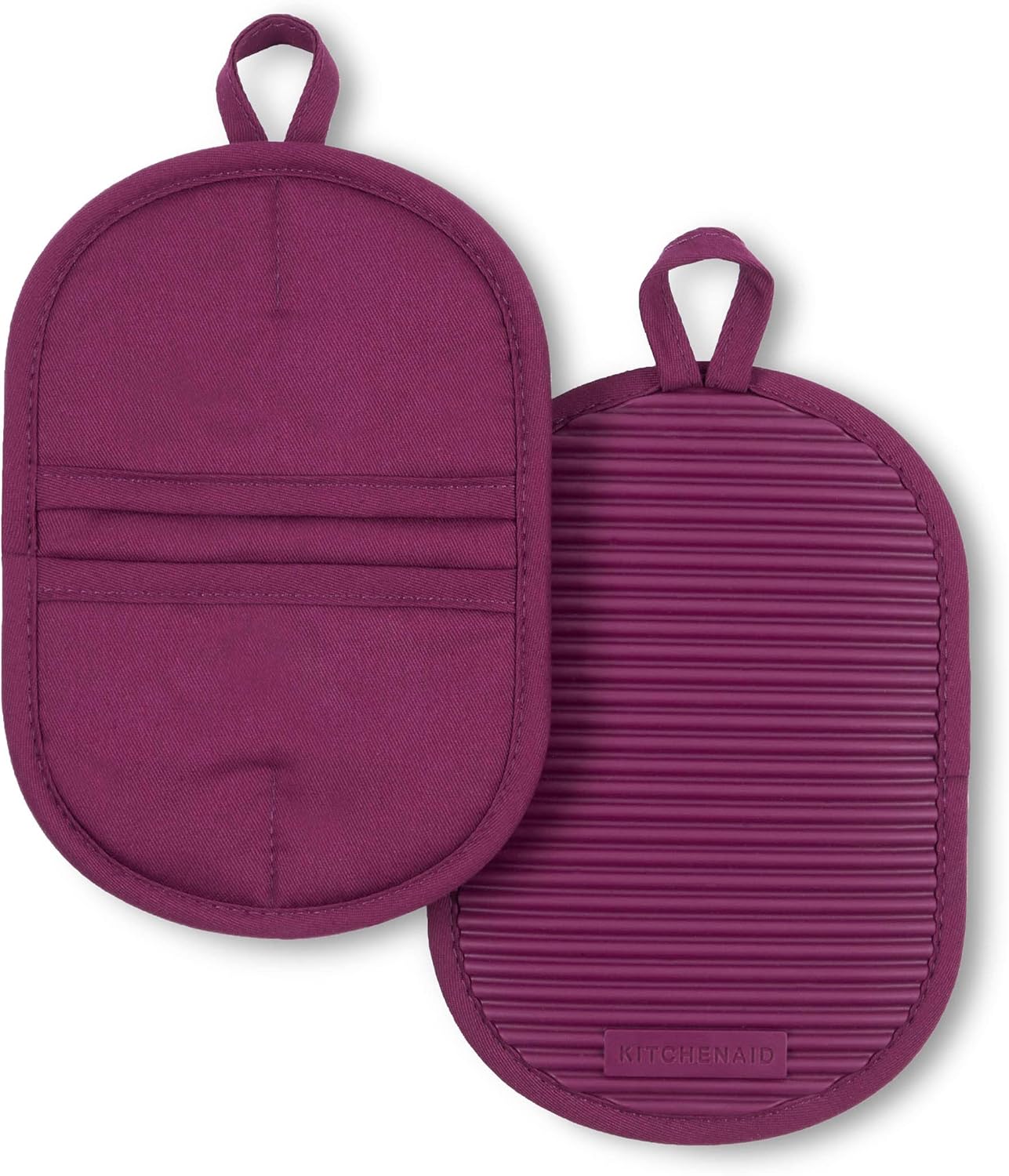 KitchenAid Heat-Resistant Silicone Pot Grabbers - Set of 2