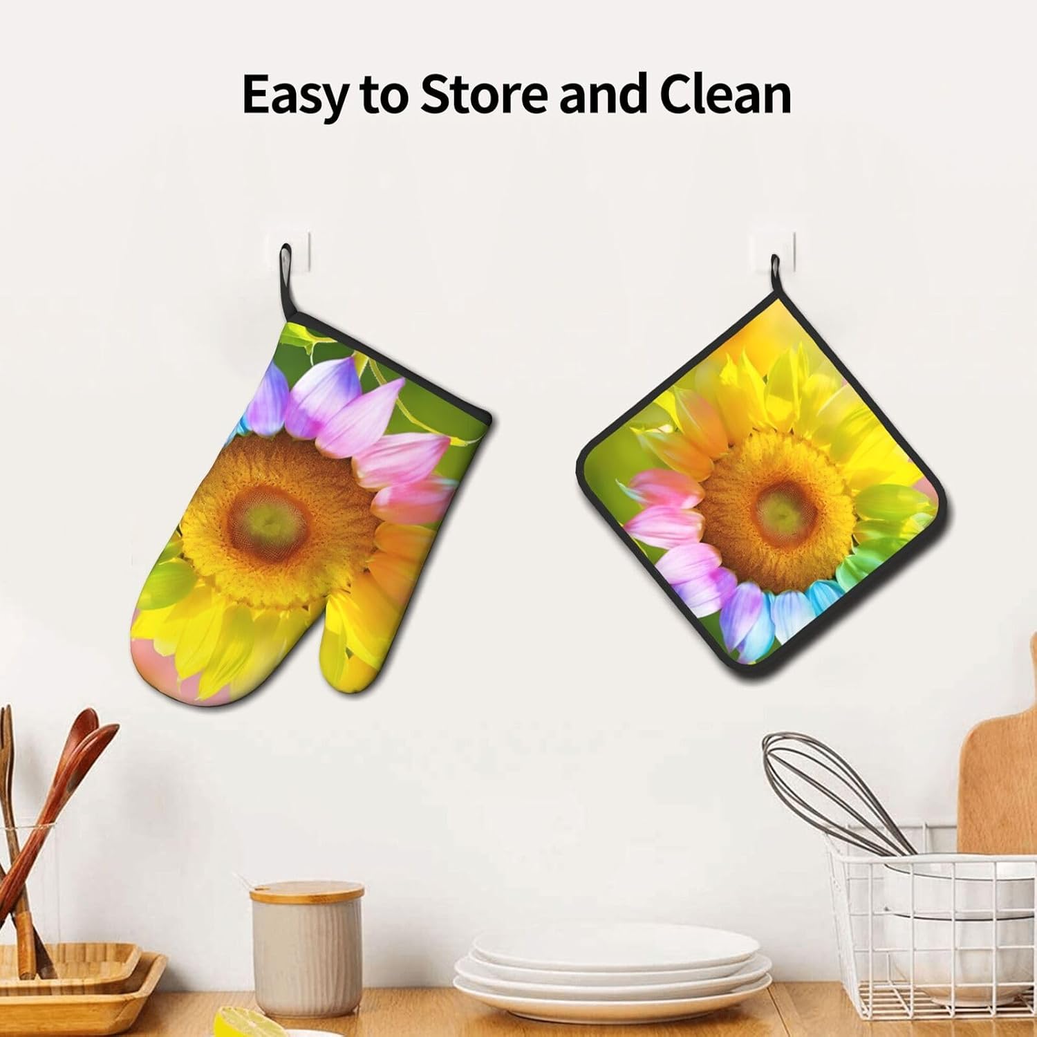 Perfect Oven mitt set heat resistant Non-Slip kitchen tools