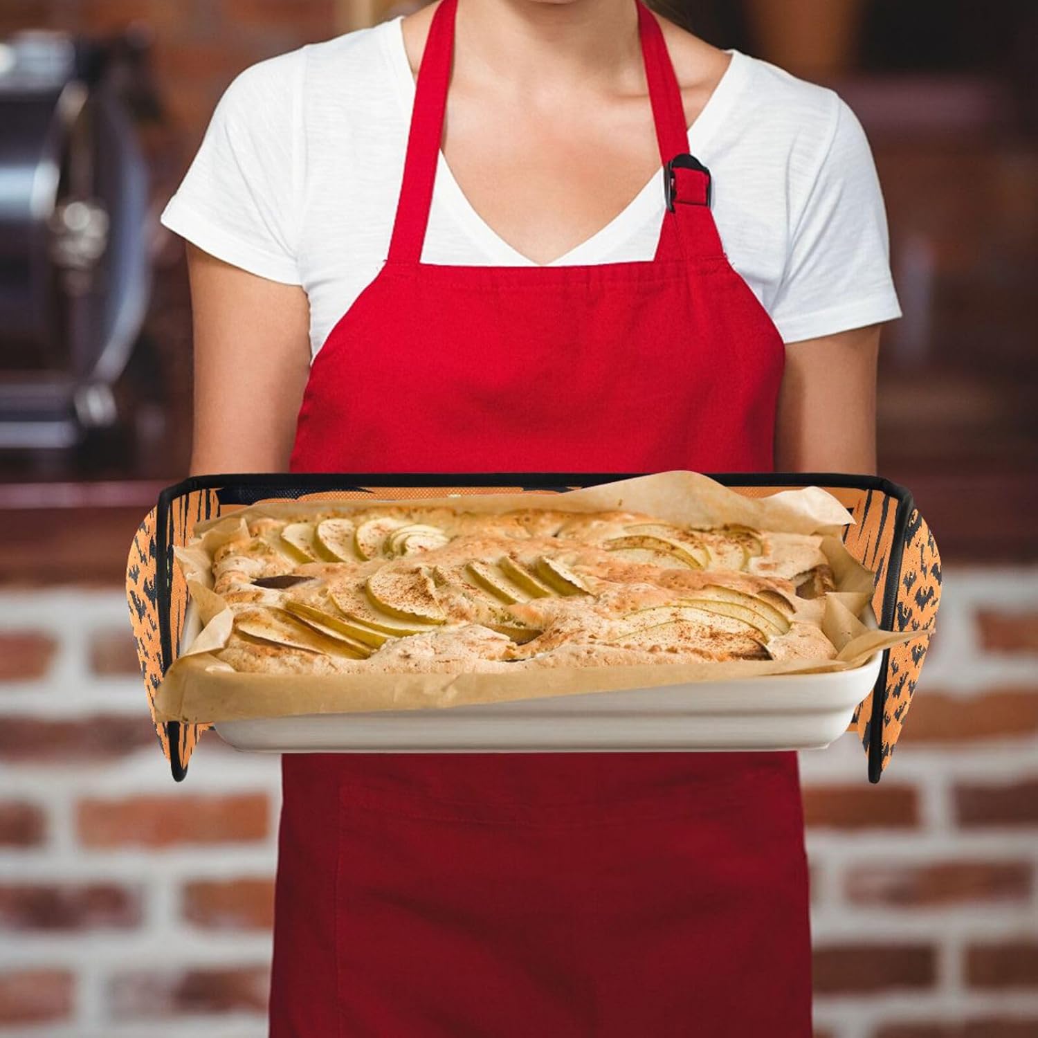 Premium Heat-Resistant Halloween Oven Mitts for Bakers Grillers