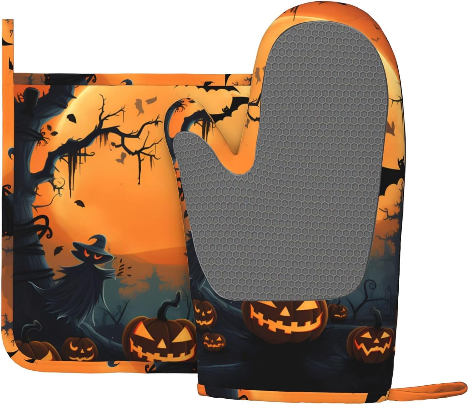 Oven Mitts and Pot Holders Set by ZHANLEI
