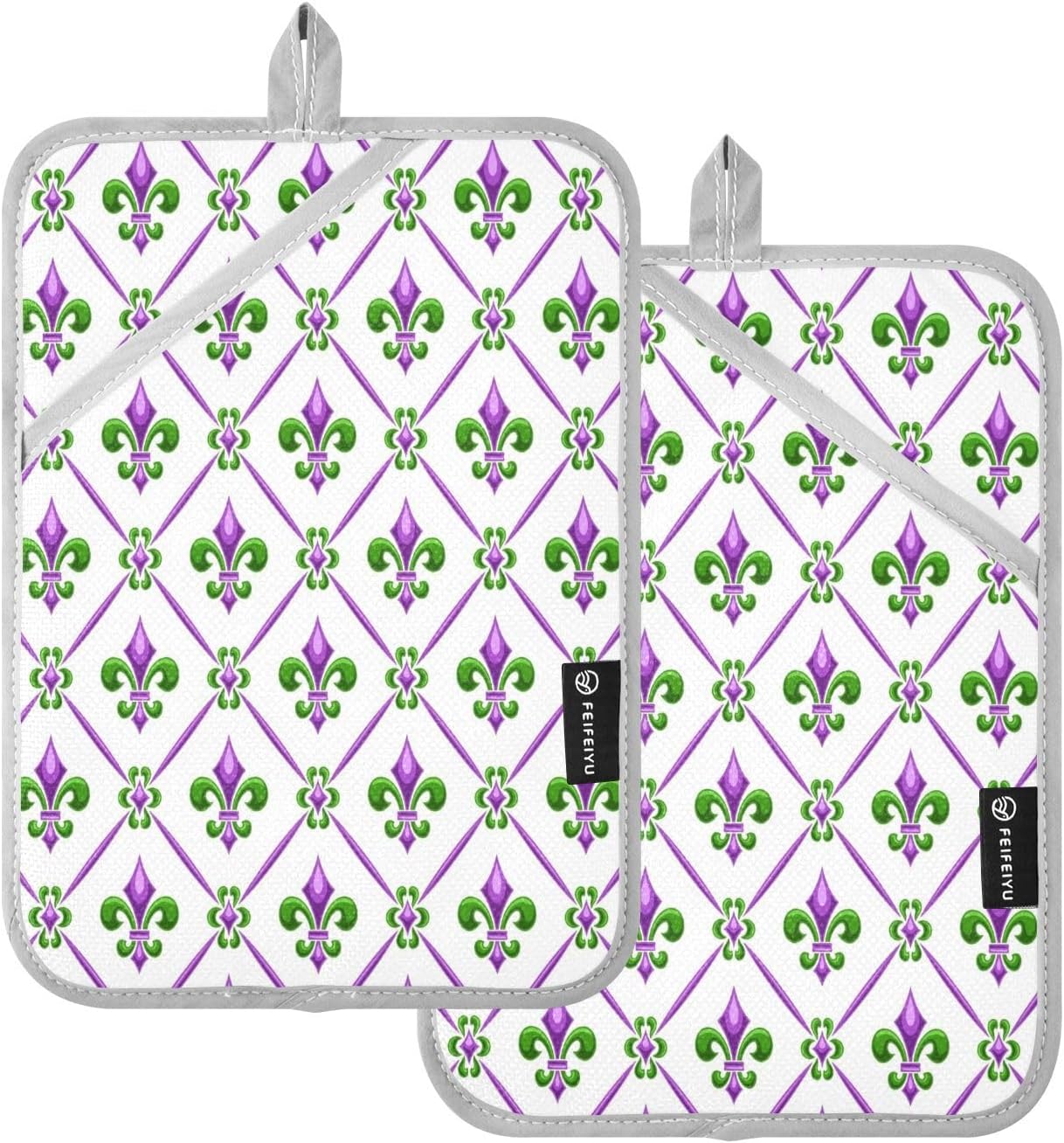 Fleur De Lis 2-Pack Pot Holder Set