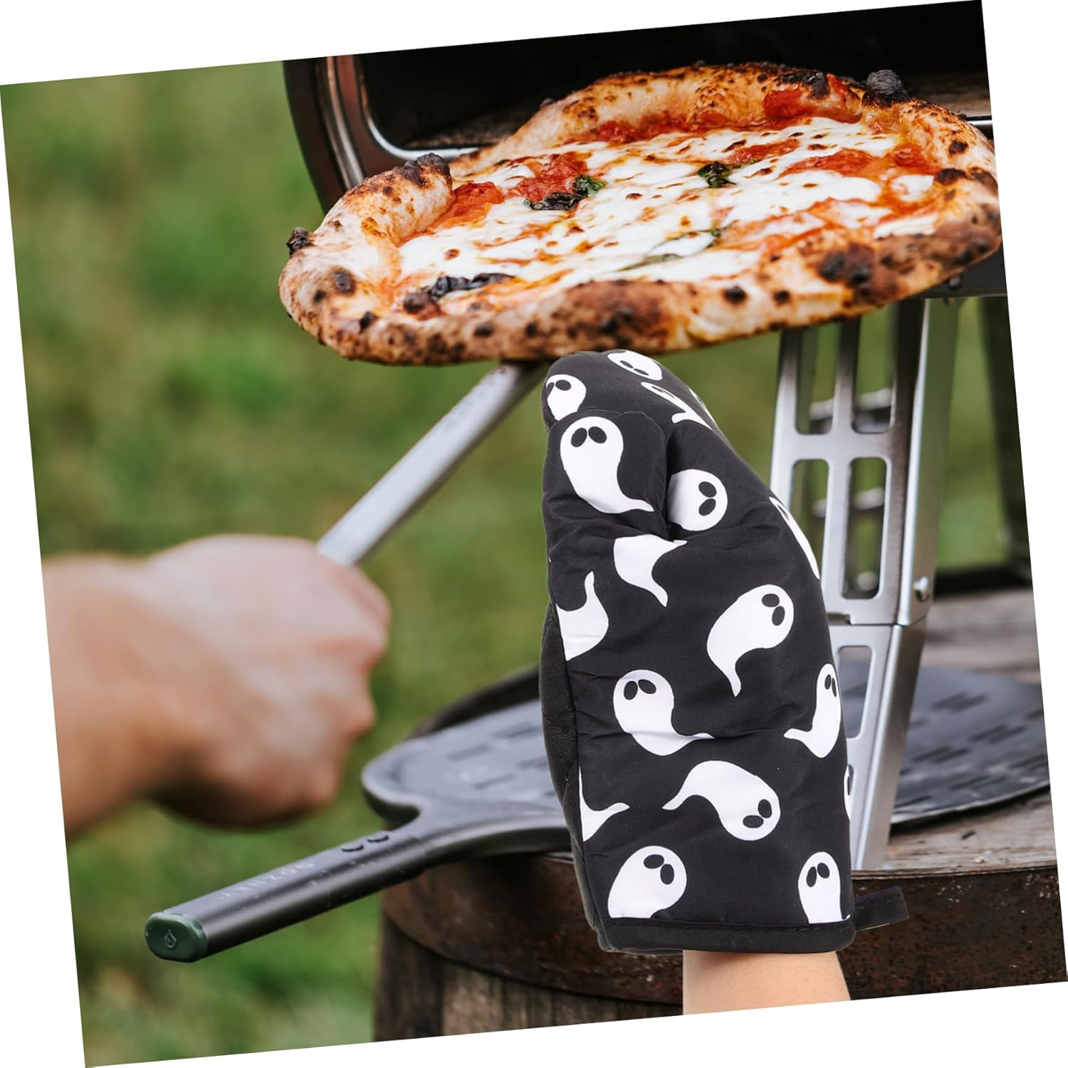 Cabilock Safe Hands Halloween Oven Glove Set