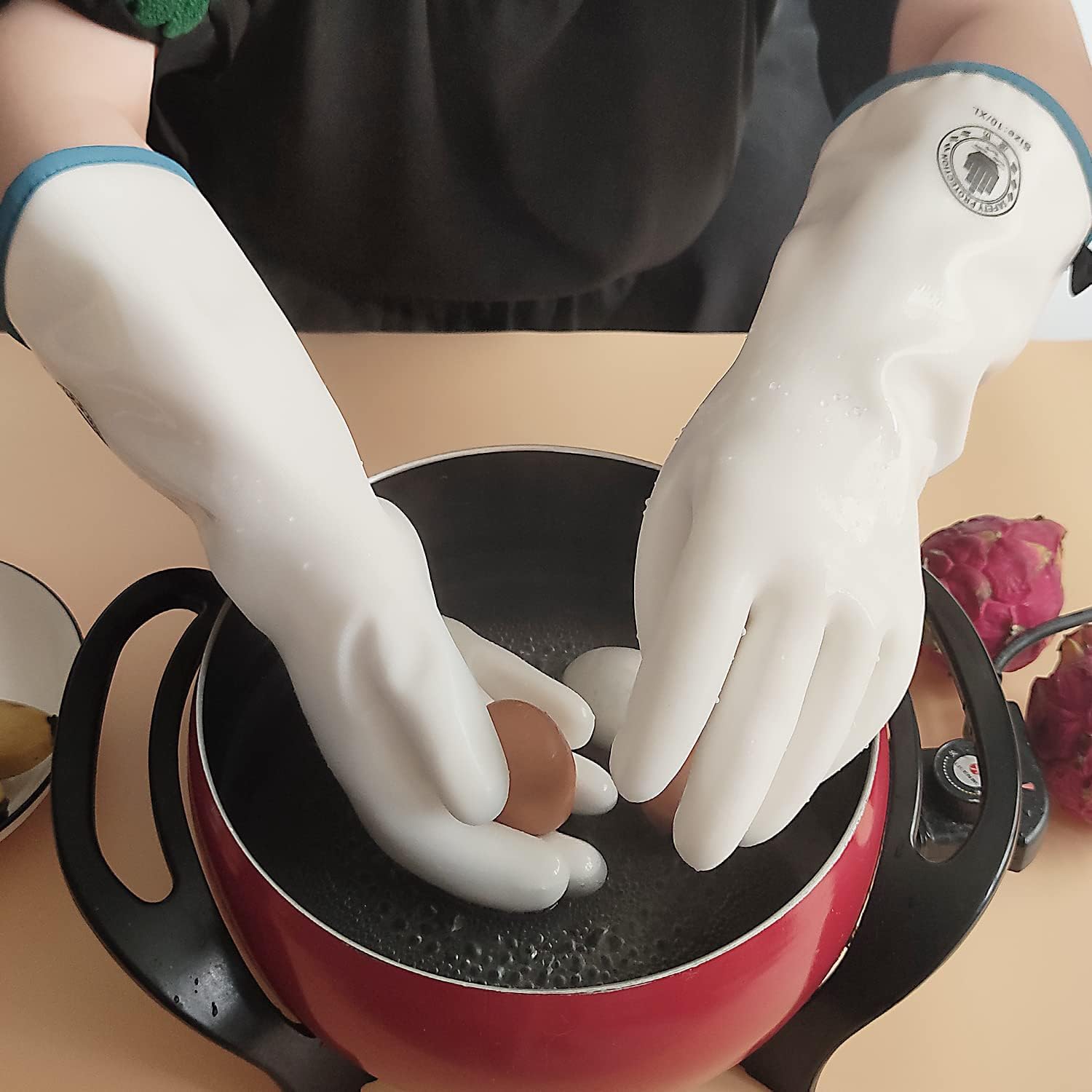 Barbecue Mitts Silicone Oven Gloves Heat Resistant Waterproof Food Grade
