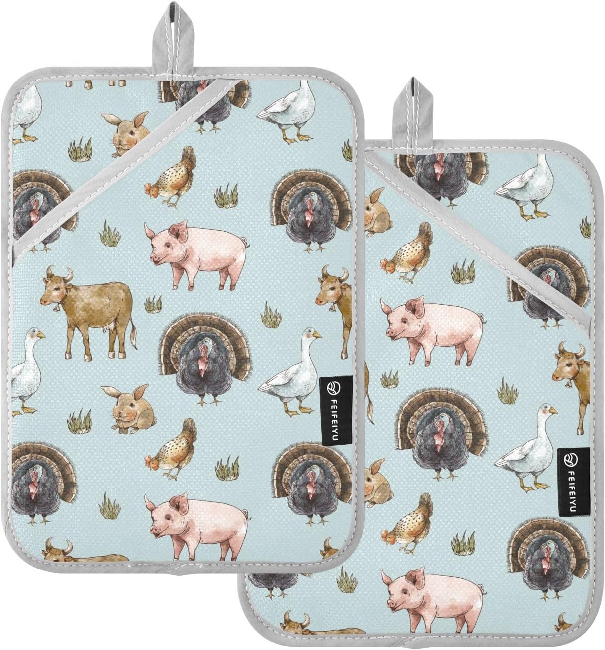 Potholder Set for Baking Heat-Resistant with Durable Design