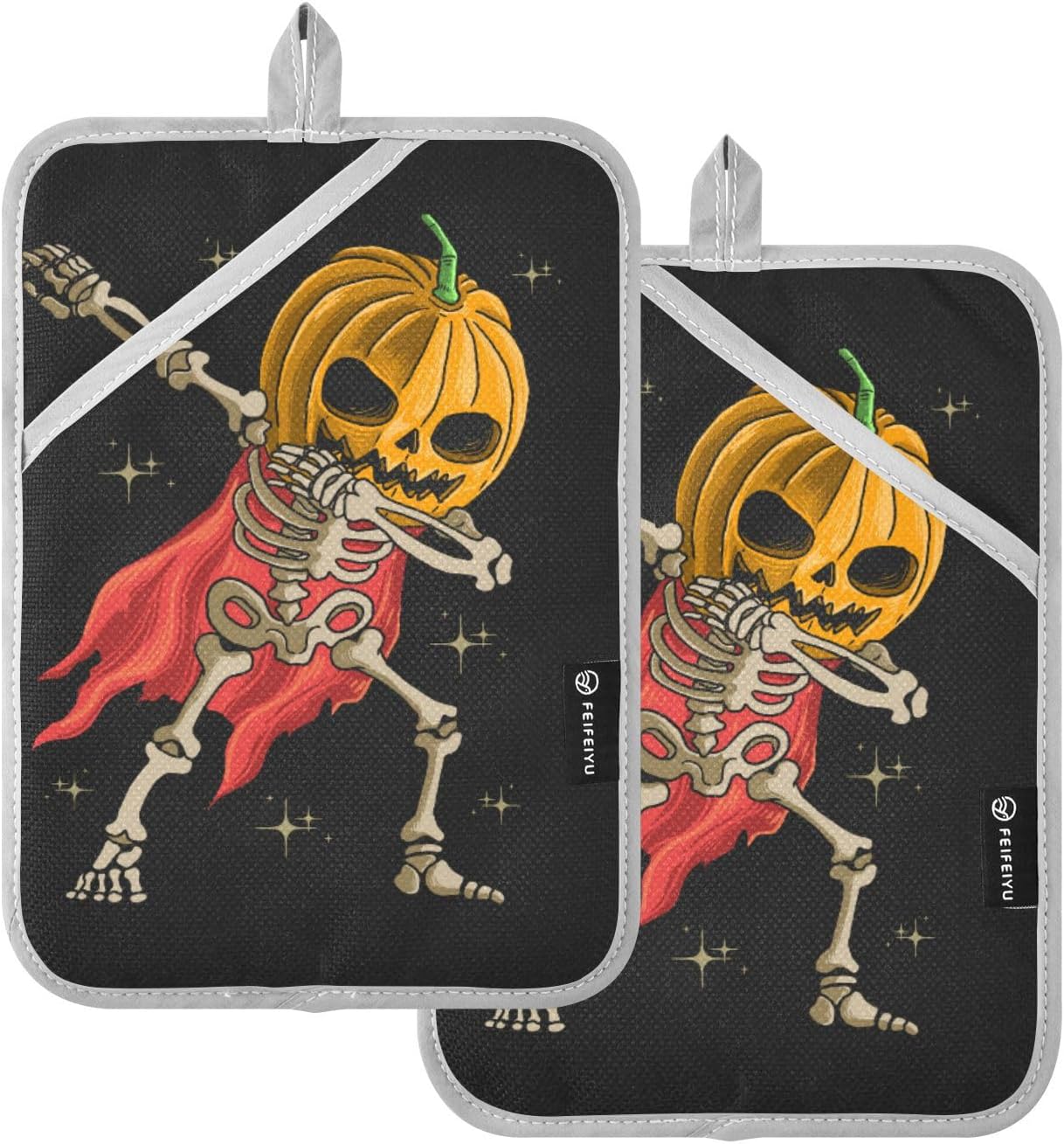 Halloween Skeleton Potholders