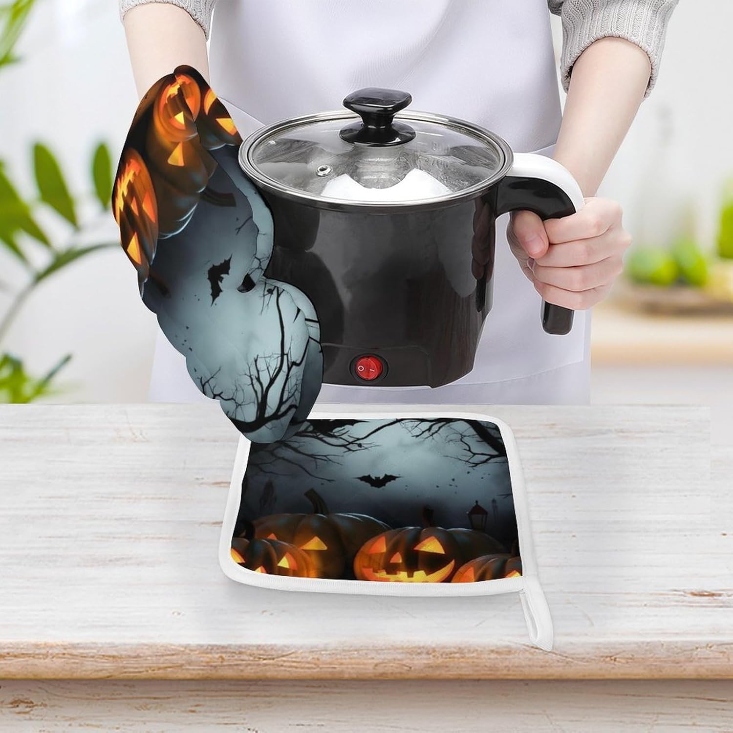 Halloween Oven Mitts - Heat Water Resistant