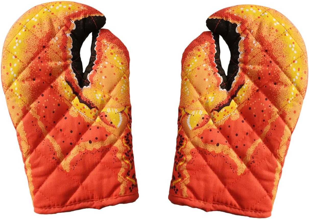 Heat-Resistant lobster claw oven mitts for Perfect Cooking Baking