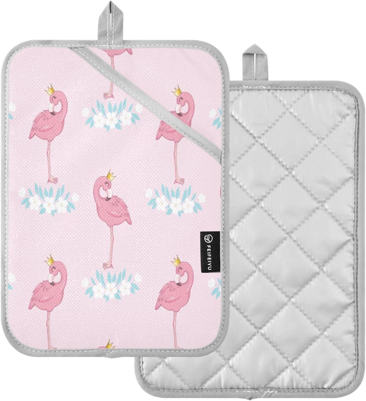 Flamingo Pink Bird Baking Pot Pans Set