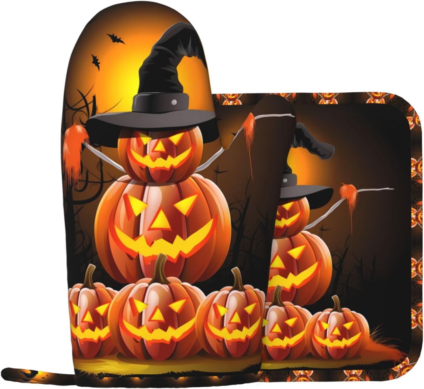 Halloween Oven Mitts Pot Holders
