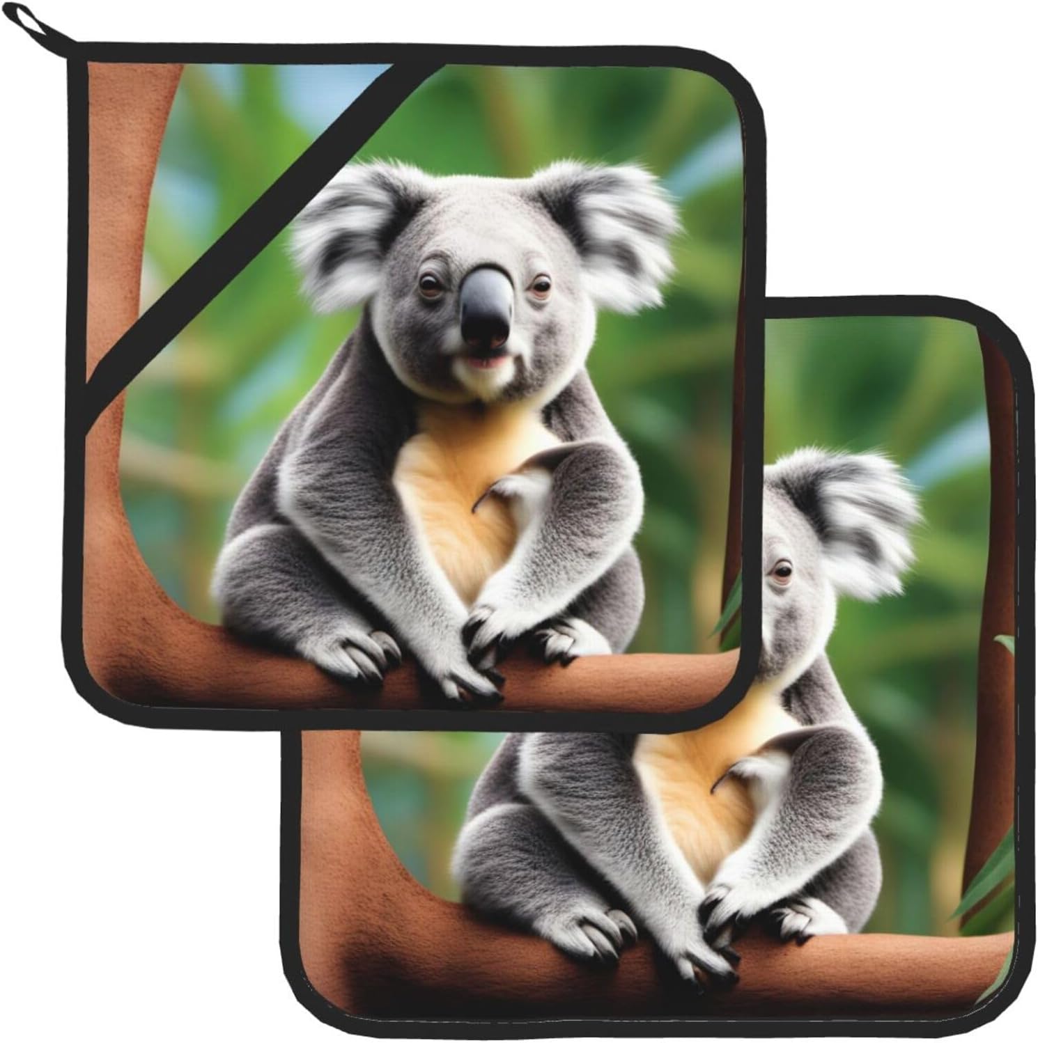 Funny Koalas Potholders 2-Pack Heat Resistant
