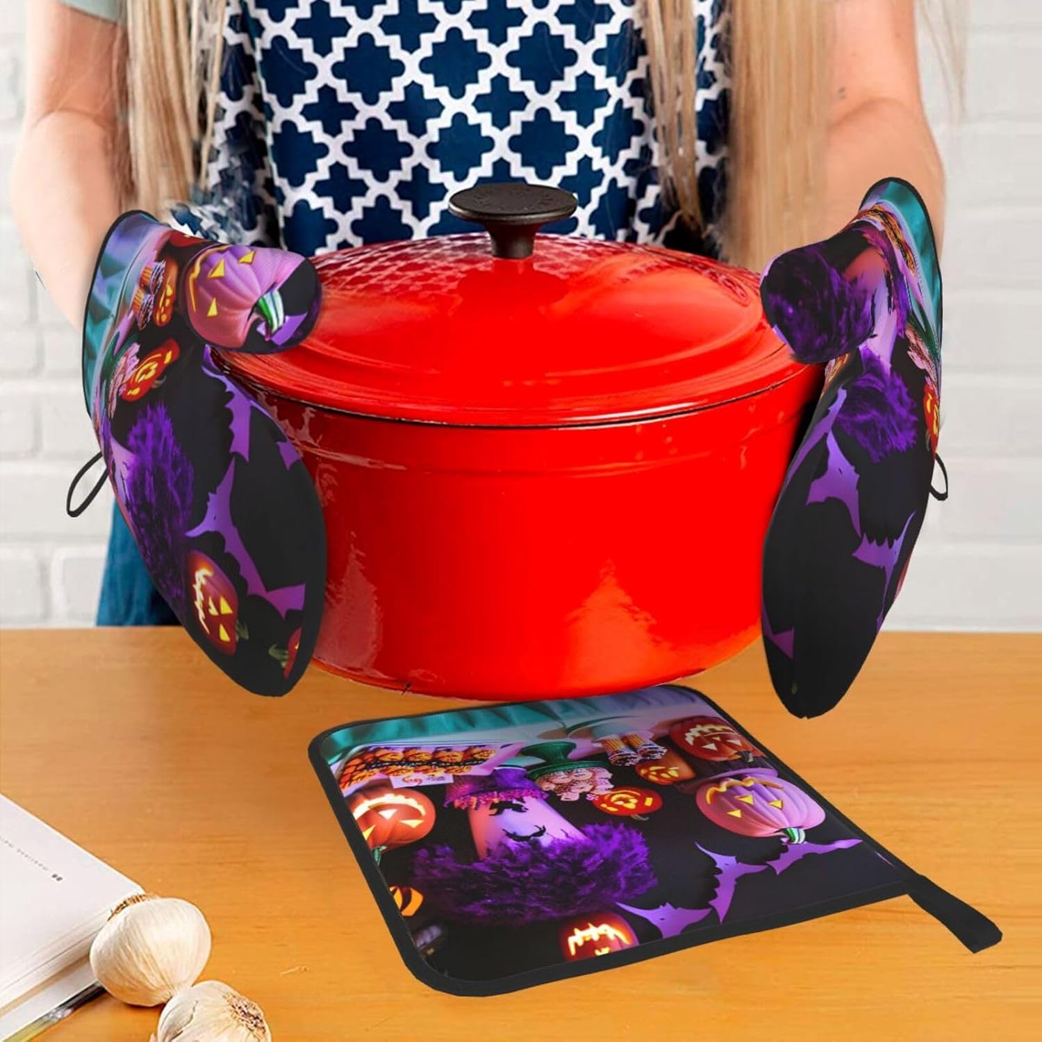 Halloween Party Oven Mitts Pot Holders