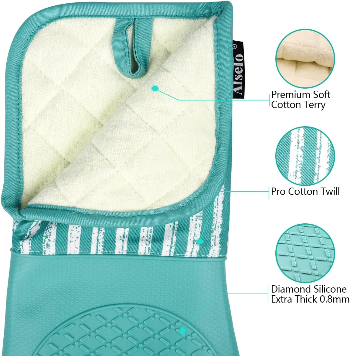 Safe Cooking Oven Mitts