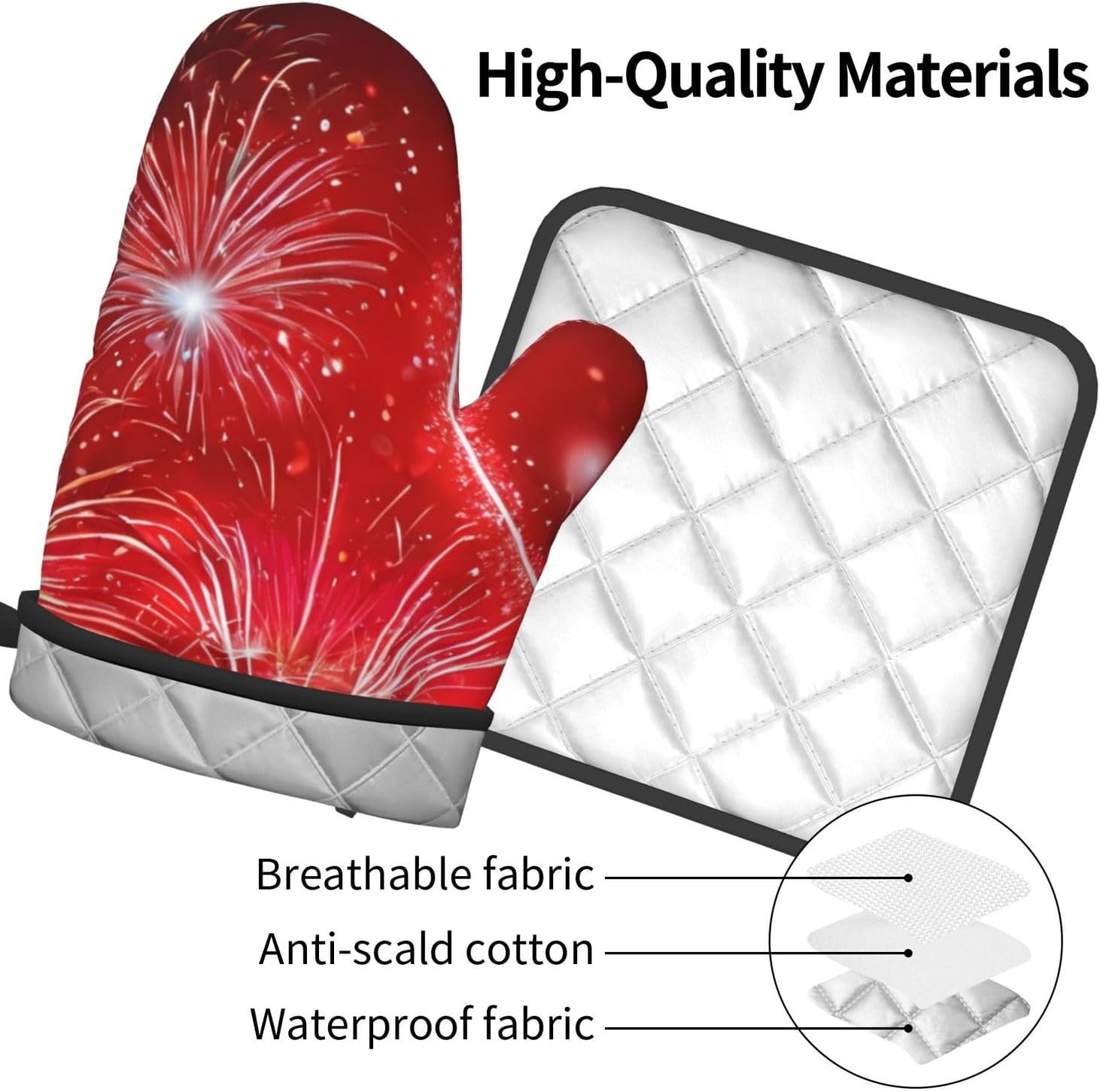 Perfect Heat-Resistant Double Set for Kitchen Outdoor Use