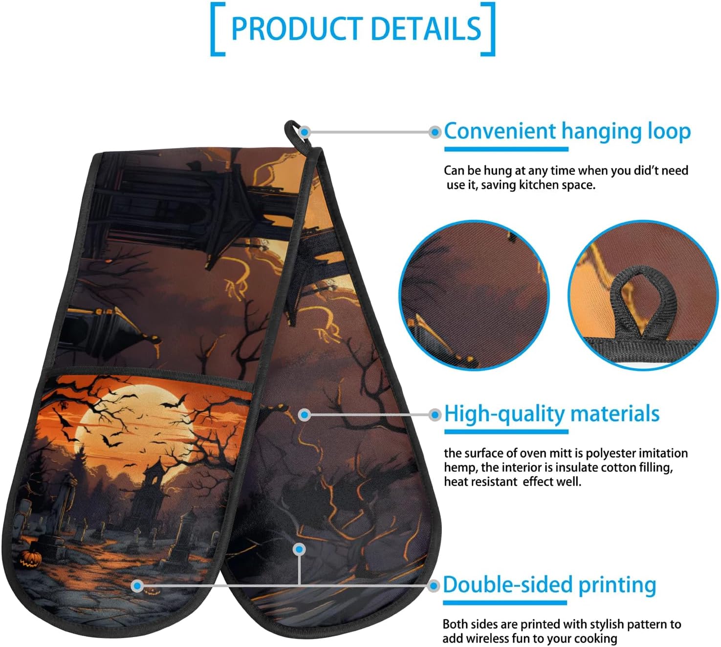 Ultimate Heat-Resistant Oven Mitts with Durable Protection
