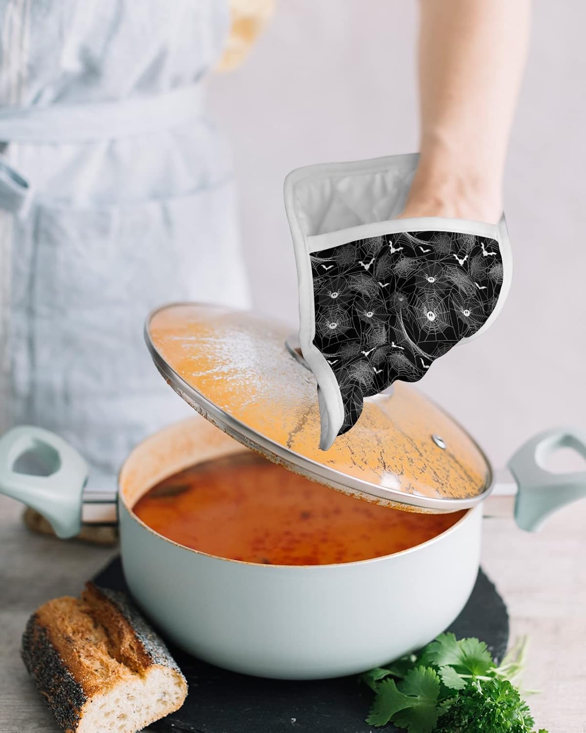 Halloween Pot Holders with Pocket for Kitchen