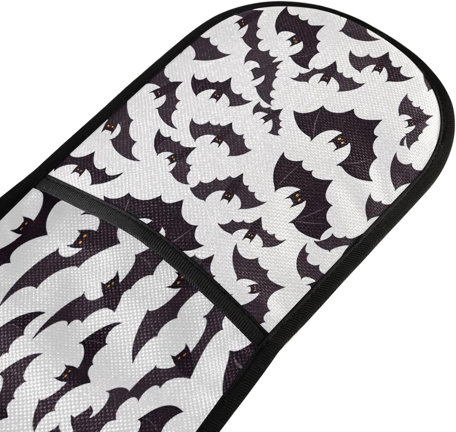Quteprint Halloween Black Bats Oven Mitts 7 x 35