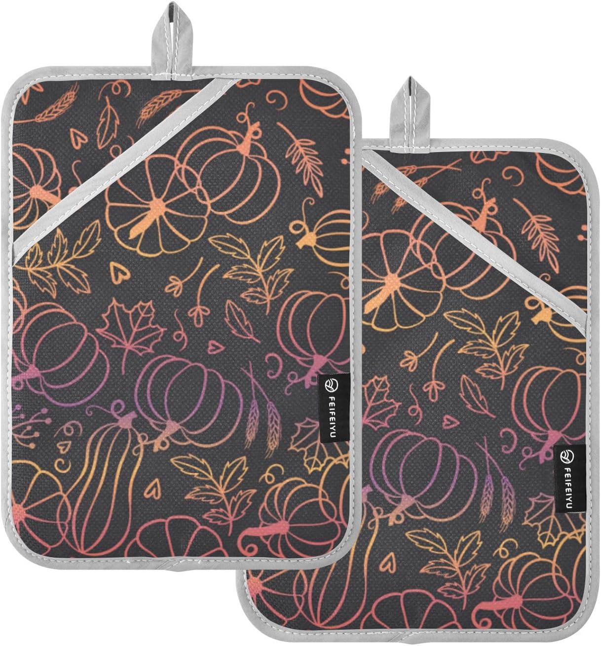 Large Heat-Resistant Pot Holders Halloween-Manner