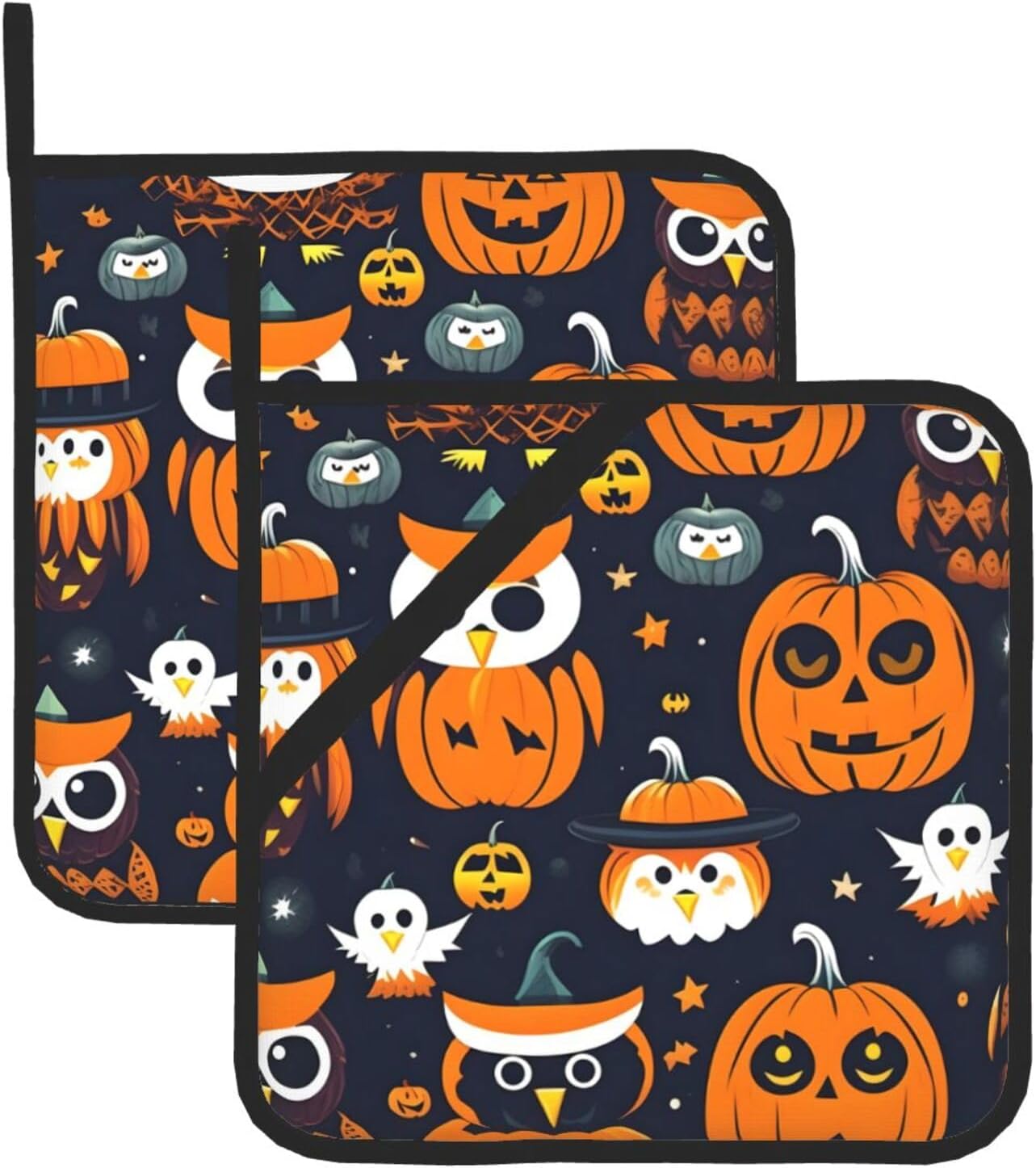 Halloween Owl Ghost Pumpkins