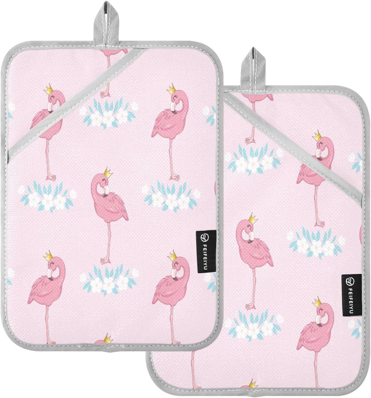 Flamingo Pink Bird Baking Pot Pans Set