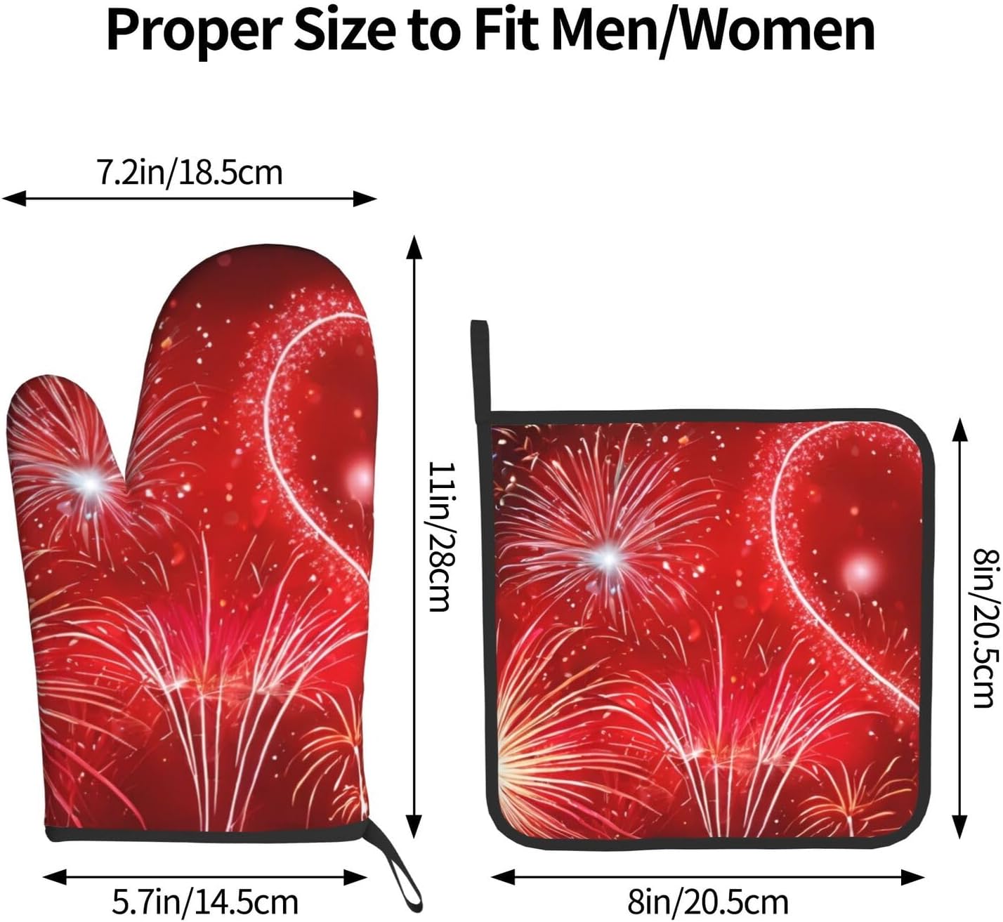 Perfect Heat-Resistant Double Set for Kitchen Outdoor Use
