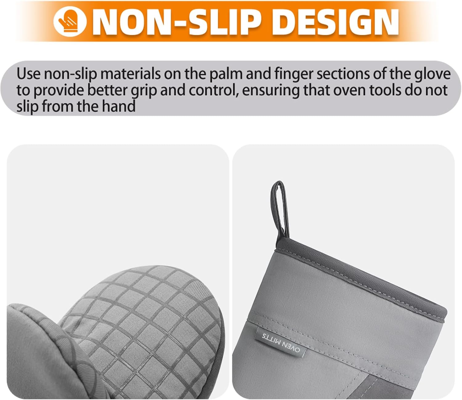 500 Oven Mitts Heat Resistant Kitchen Gloves